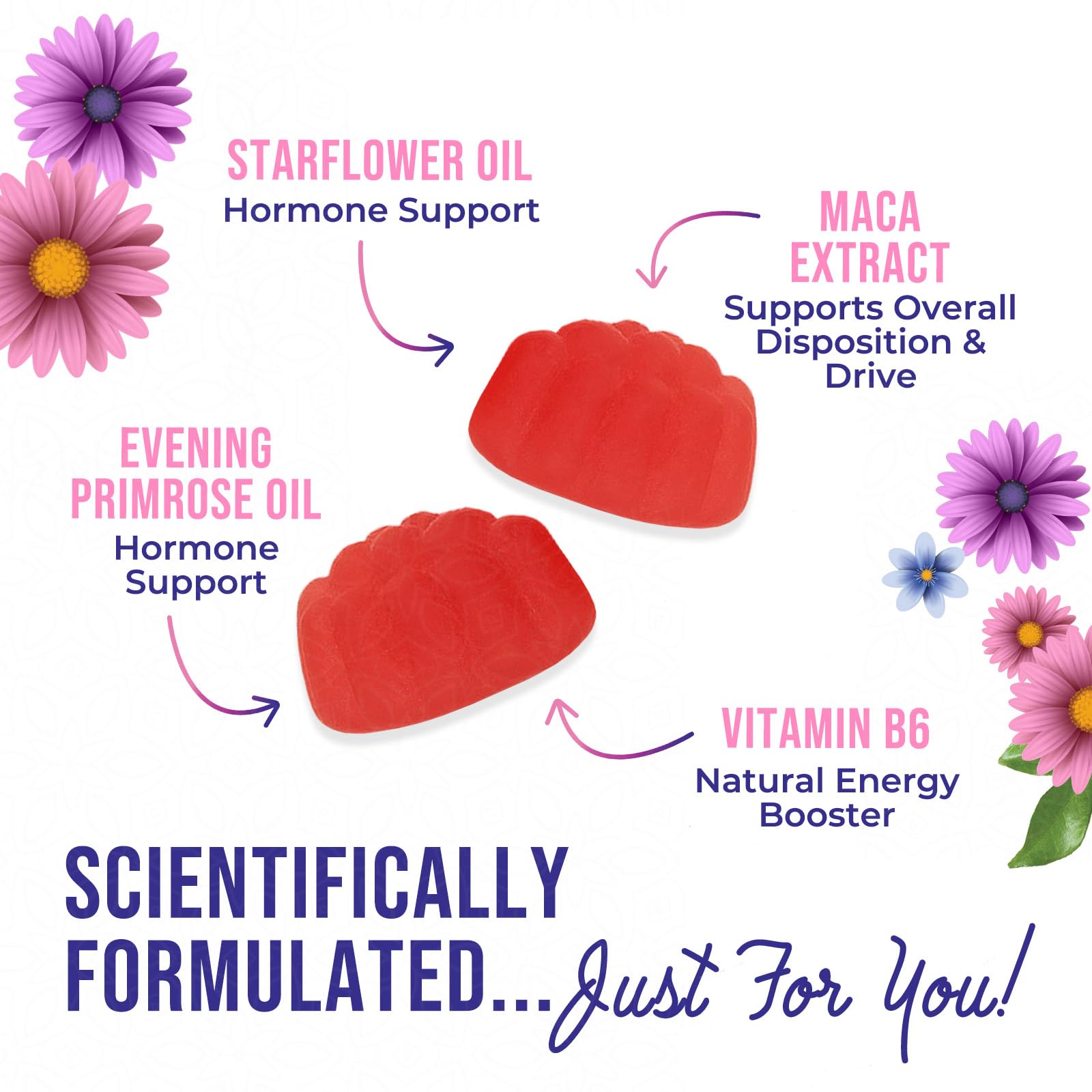 Menopause Supplement for Women - Complete Multi-Benefit Menopause Relief Gummy for Mild Hot Flashes & Night Sweats, Natural Balance & Energy Support, Menopausal Vitamins, Gluten Free - 60 Gummies Nature's Glow buy supplements canada