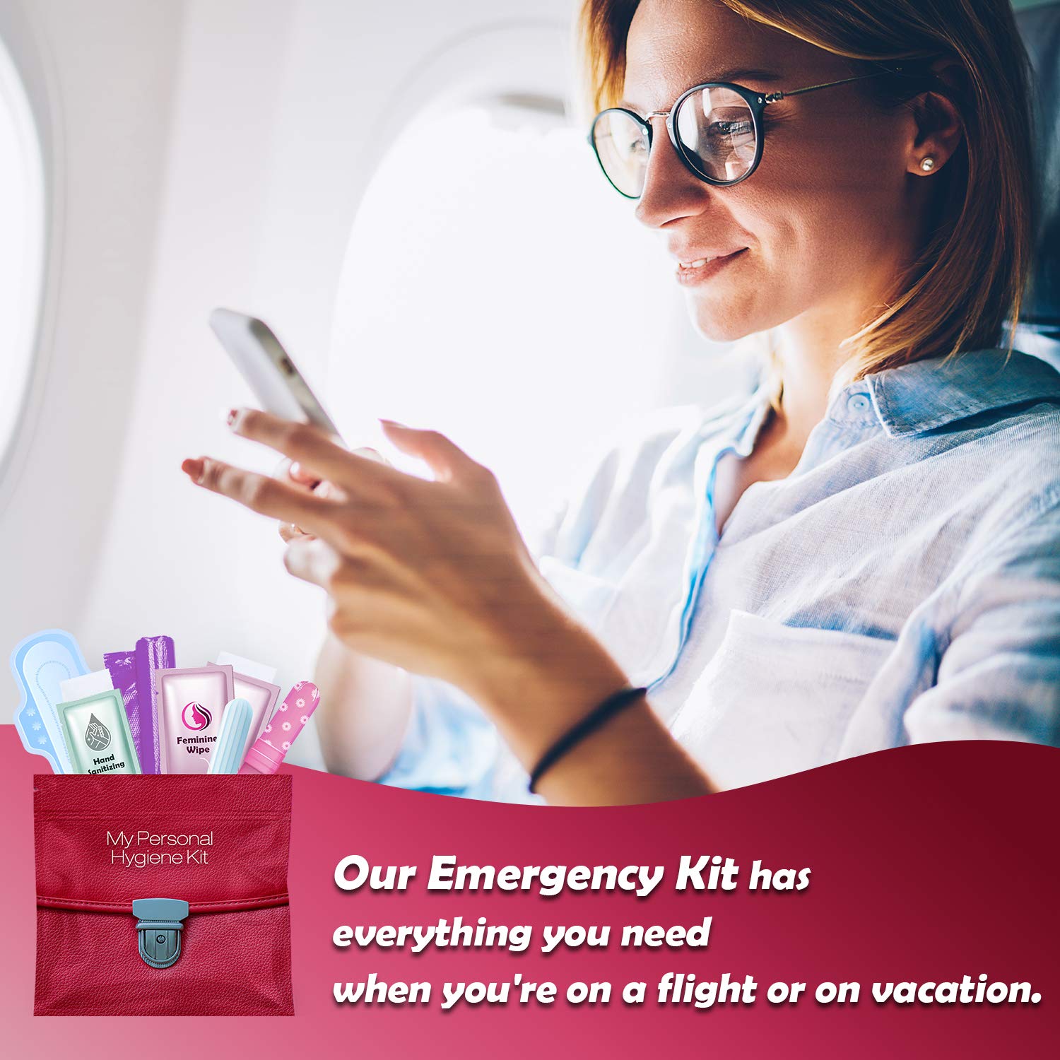 Menstrual Kit All-in-One | Convenience on The Go | Single Period Kit Pack for Travelling, Tweens pH Advantage buy supplements canada