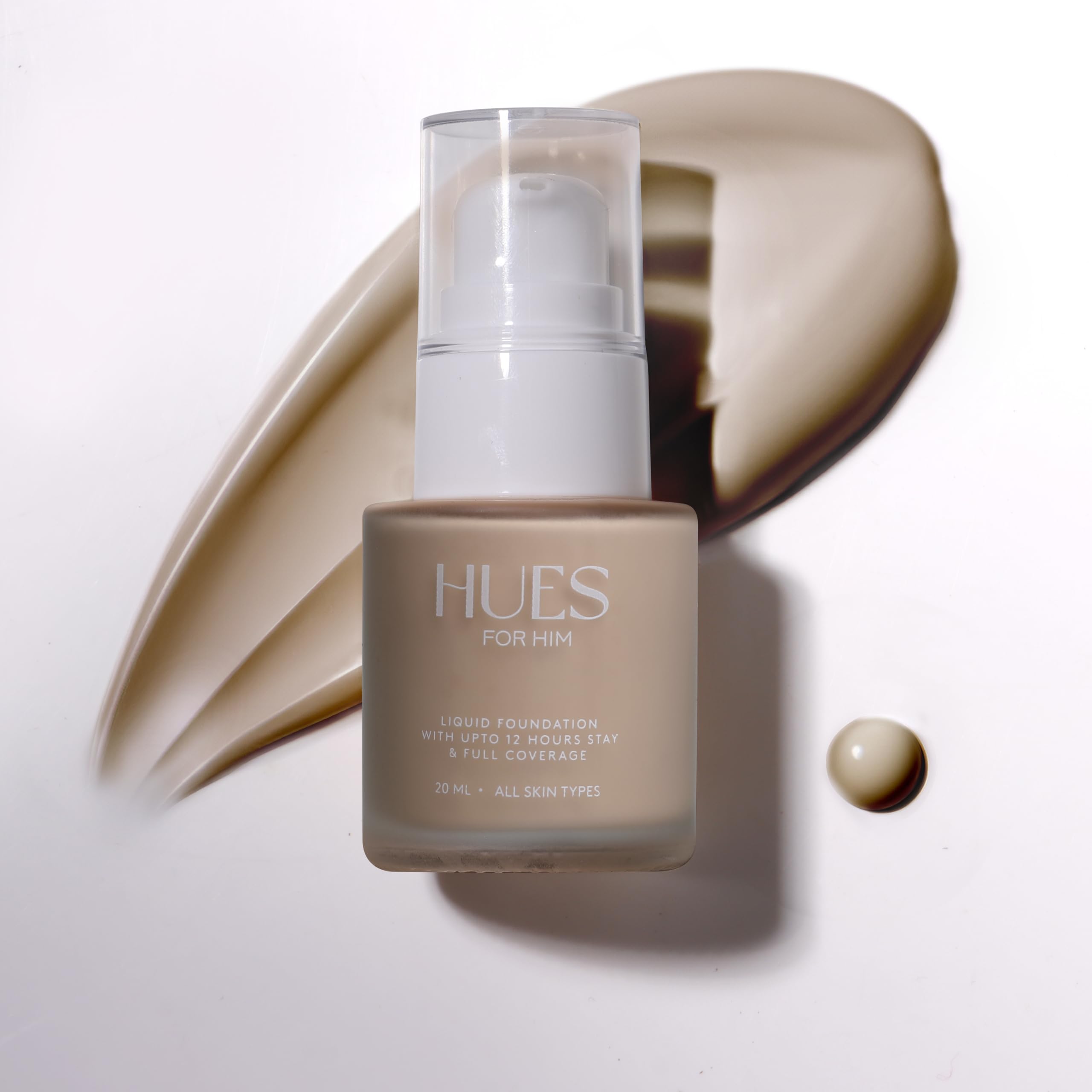 Hues for Him Foundation for Men – Full-Coverage, Lightweight & Hydrating Fit | Natural Coverage | Oil Control & Perfect Fit for Men’s Faces | Available in 4 Shades | Fresh Canvas, .67oz HUES FOR HIM buy supplements canada