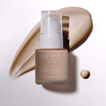 Hues for Him Foundation for Men – Full-Coverage, Lightweight & Hydrating Fit | Natural Coverage | Oil Control & Perfect Fit for Men’s Faces | Available in 4 Shades | Fresh Canvas, .67oz HUES FOR HIM buy supplements canada