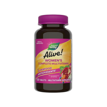 Nature's Way Alive! Daily Complete Multivitamin for Women, Supports Energy Metabolism, Hair, Skin & Nails*, B-Vitamins, Superfood Antioxidants Nature's Way buy supplements canada