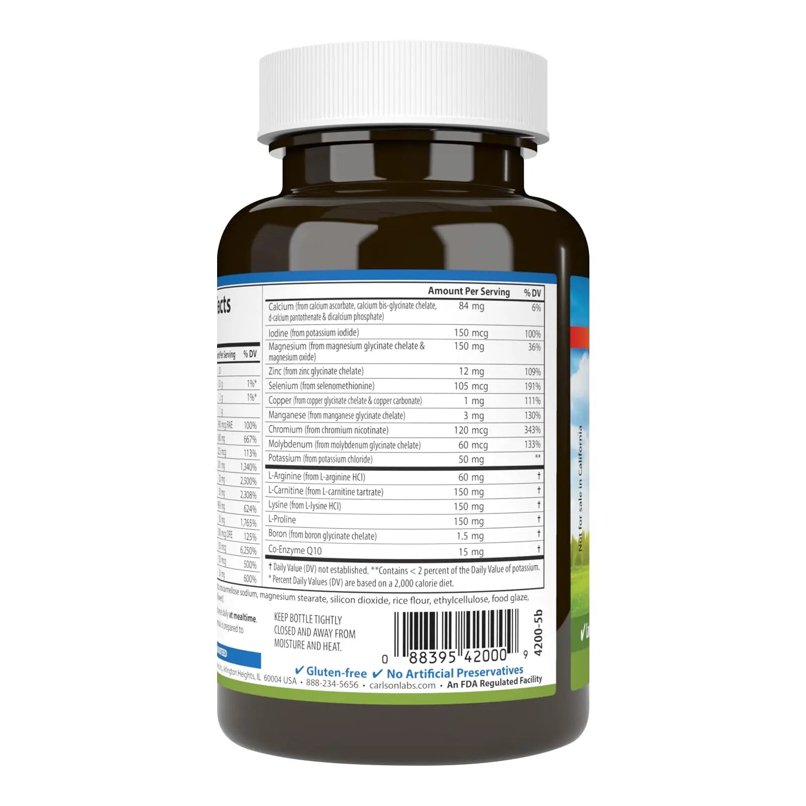 Carlson - Cardio Complete, Advanced Multivitamin, Heart Health, Circulatory Support, 90 Tablets Carlson buy supplements canada