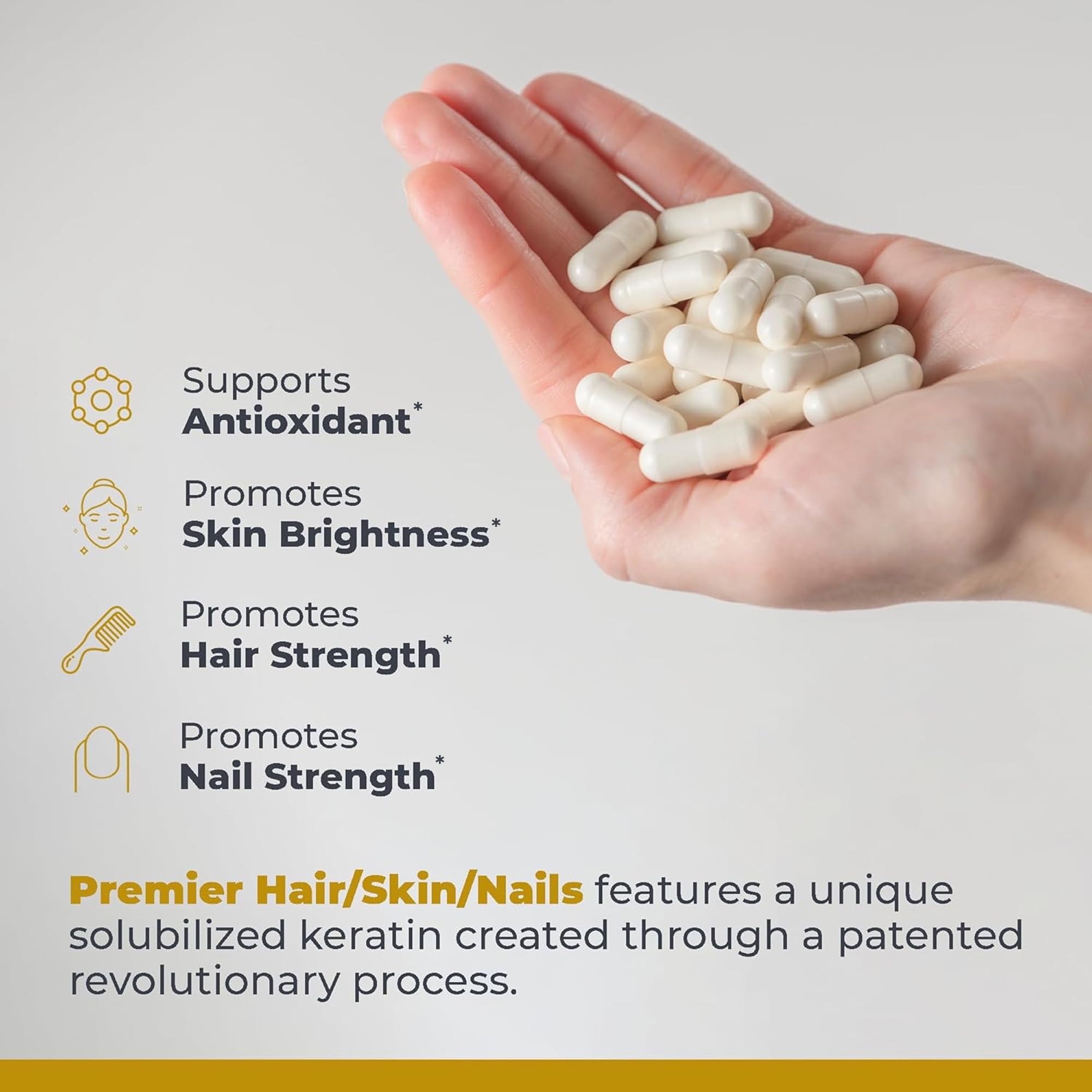 Premier Research Labs Premier Hair/Skin/Nails - Hair Growth Supplement for Women & Men with Keratin, Vitamins for Hair Growth, Beauty from Within for Hair, Skin and Nails - 60 Vegetarian Capsules Premier Research Labs buy supplements canada
