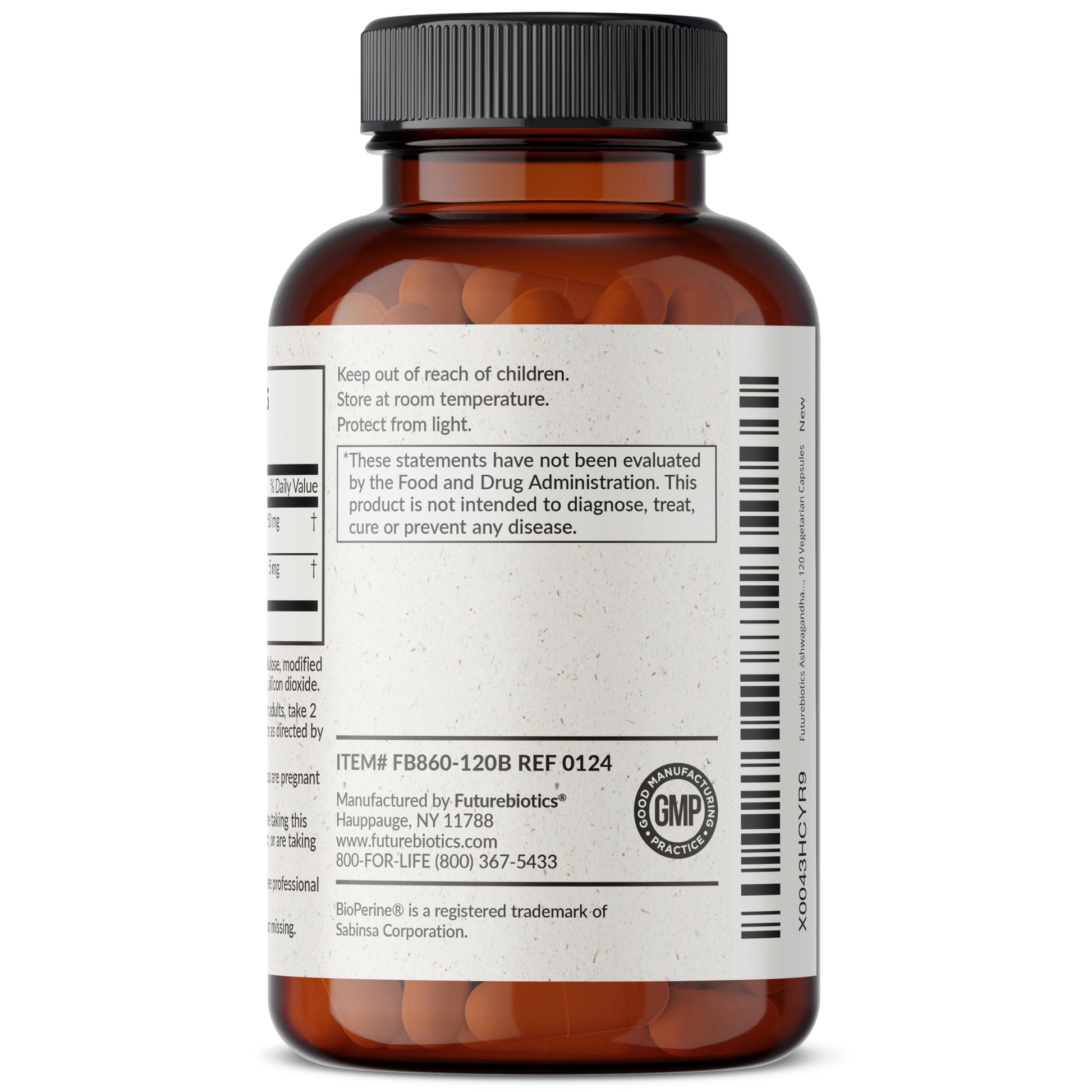 Futurebiotics Ashwagandha Extra Strength Stress & Mood Support with BioPerine Futurebiotics buy supplements canada