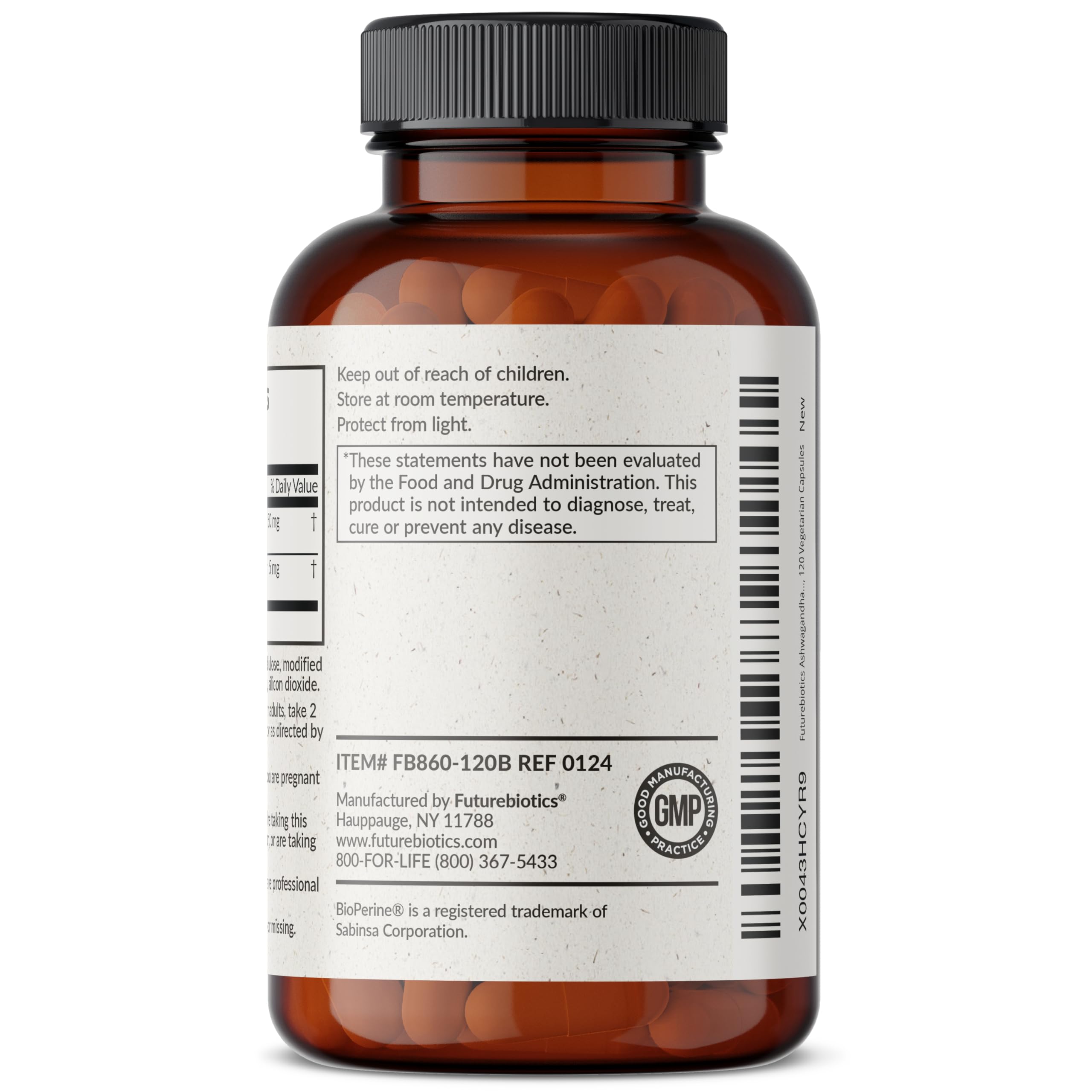 Futurebiotics Ashwagandha Extra Strength Stress & Mood Support with BioPerine Futurebiotics buy supplements canada