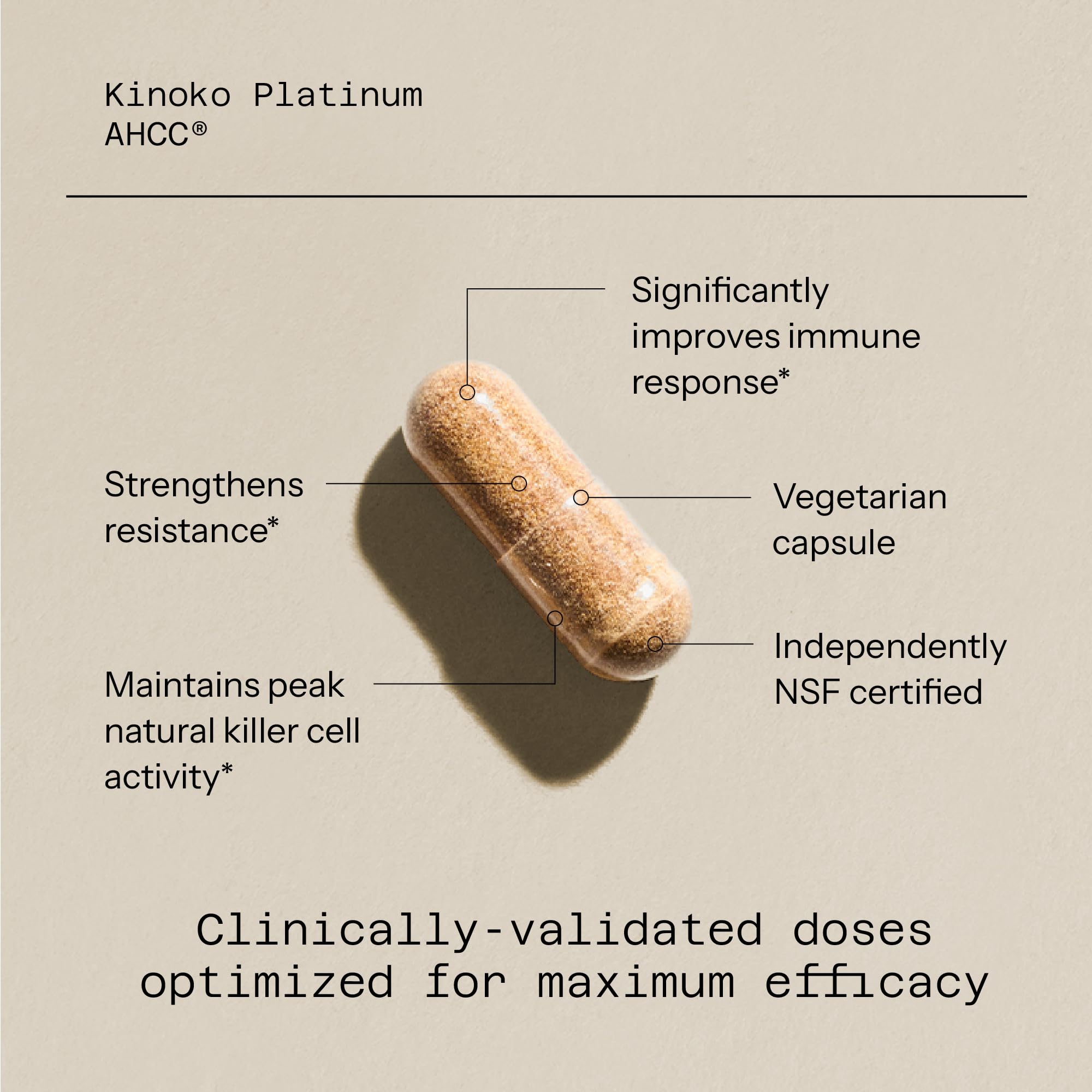 Quality of Life Premium Kinoko Platinum AHCC Herbal Supplement, 750mg per Capsule, for Immune Support, Liver Function, Maintains Natural Killer Cell Activity Quality of Life buy supplements canada