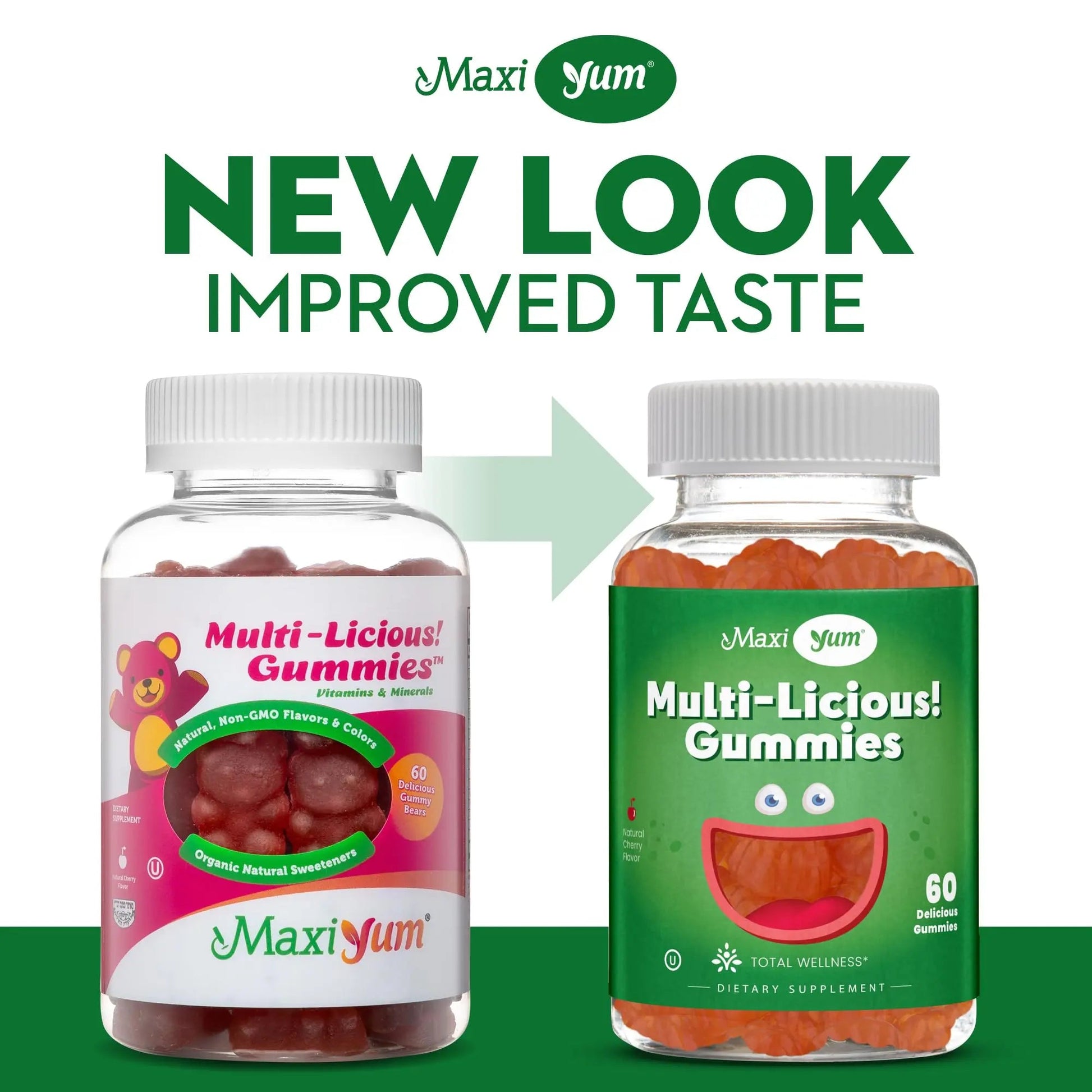 Maxi Health Multivitamin Gummies Vitamins for Adults & Kids - Cherry Flavored Gummy Multivitamins - 60 Vitamin Gummies for Women and Men Maxi Health buy supplements canada