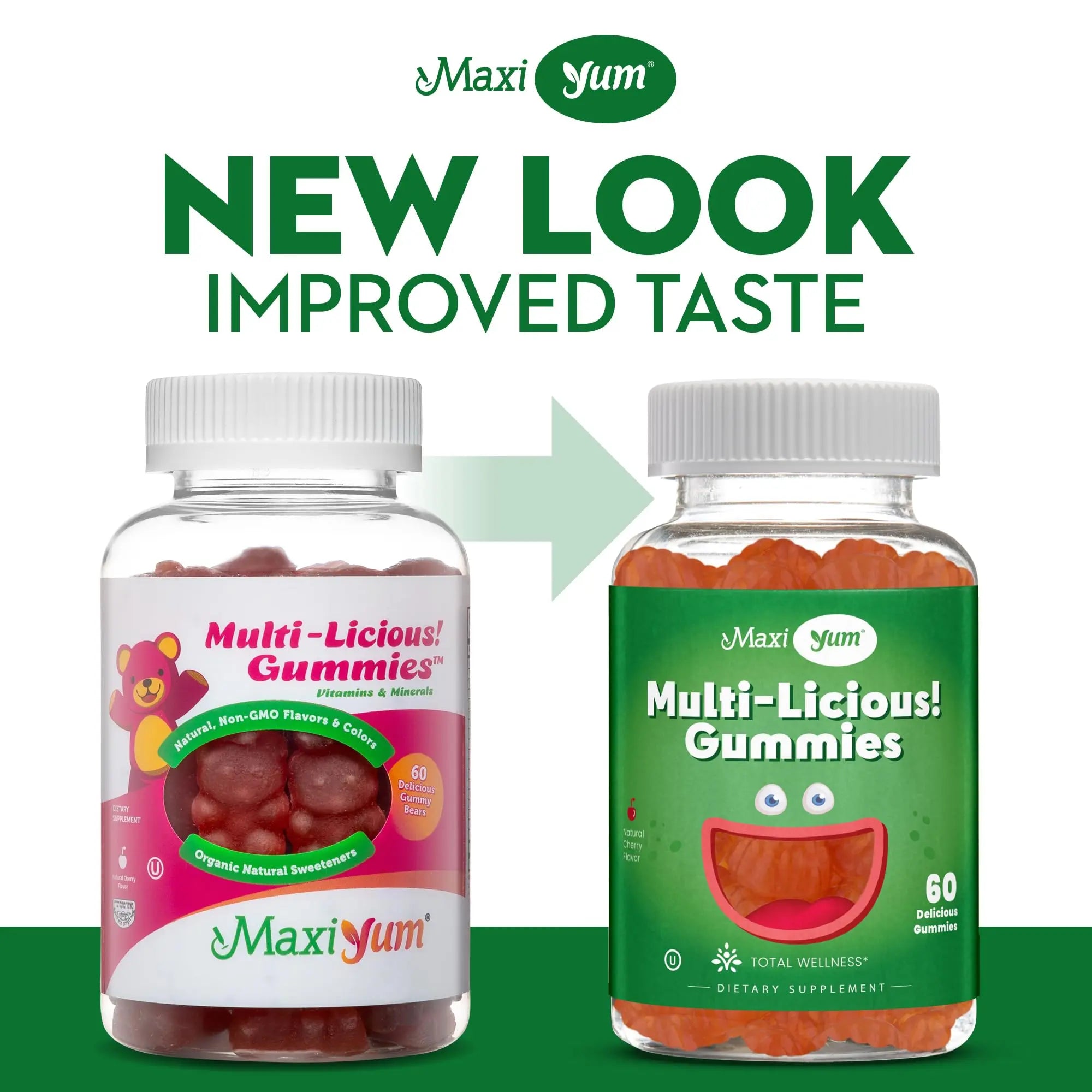 Maxi Health Multivitamin Gummies Vitamins for Adults & Kids - Cherry Flavored Gummy Multivitamins - 60 Vitamin Gummies for Women and Men Maxi Health buy supplements canada