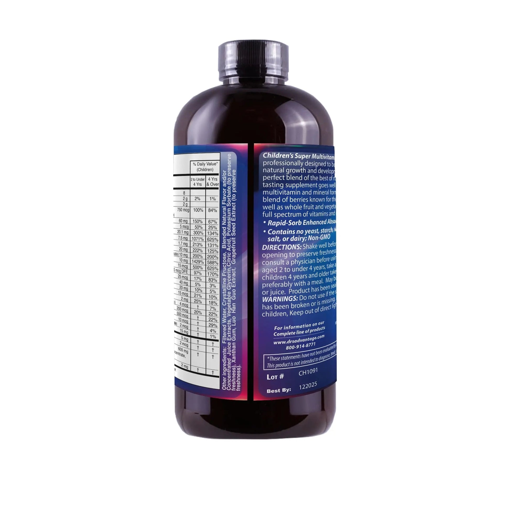 Dr's Advantage DA862 Liquid Children's Multivitamin and Minerals, 16 oz. Dr's Advantage buy supplements canada