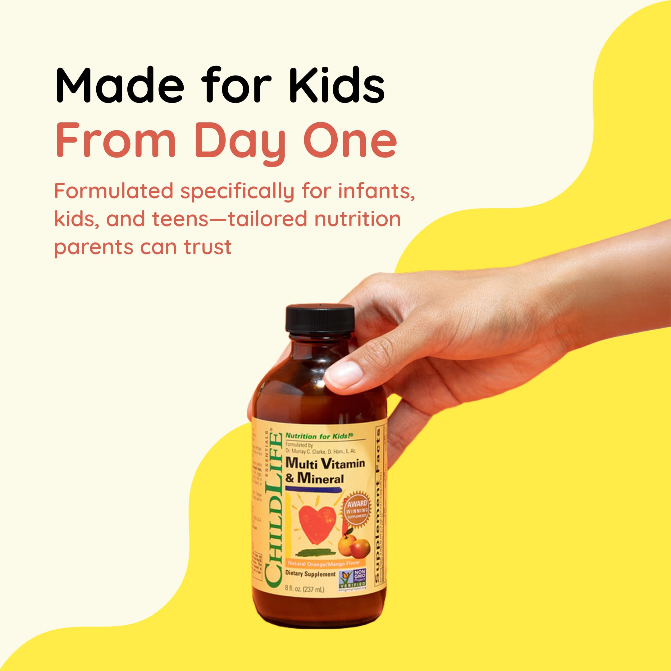 CHILDLIFE ESSENTIALS Kids Multivitamin & Mineral - Kids Vitamins, Liquid Multivitamin for Kids, Toddler Multivitamins, Liquid Vitamins, Baby Multivitamin - Natural Orange & Mango, 8 Fl Oz (Pack of 1) CHILDLIFE ESSENTIALS buy supplements canada