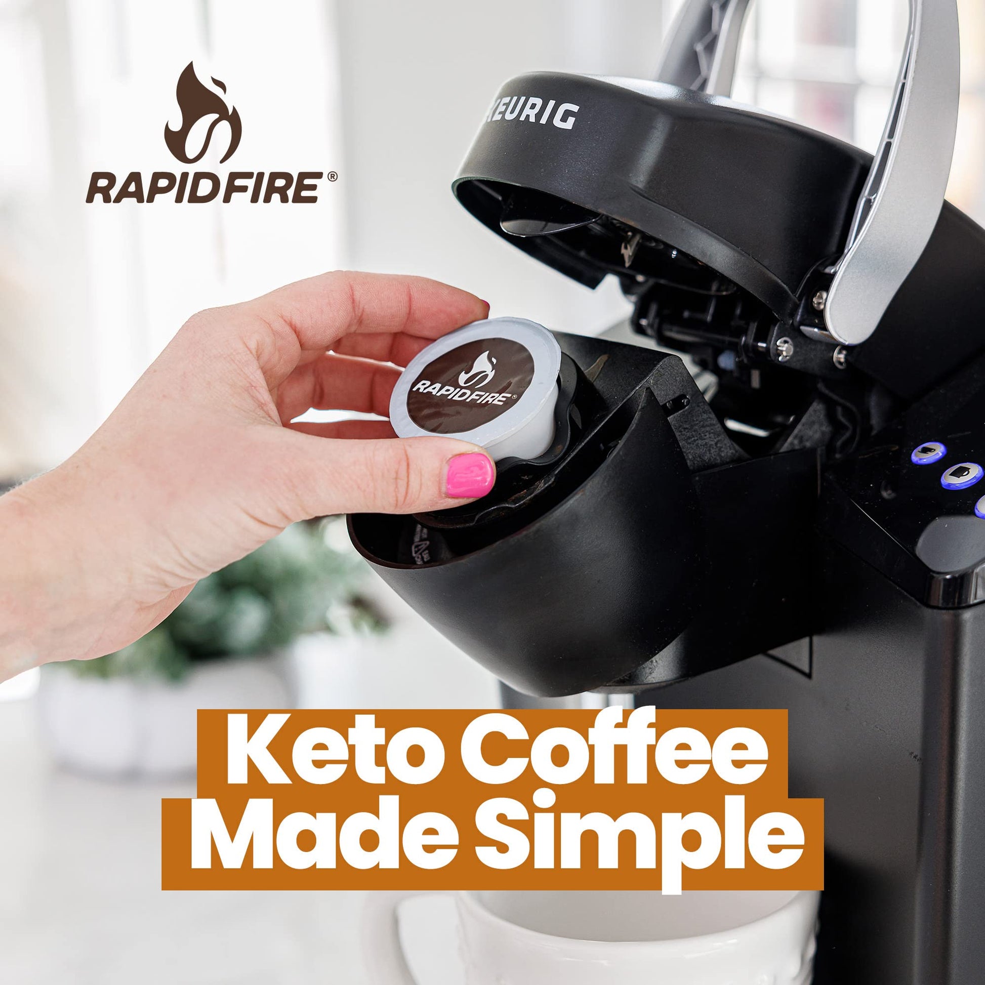 Rapidfire French Vanilla Ketogenic High Performance Keto Coffee Pods, Supports Energy Rapid Fire buy supplements canada