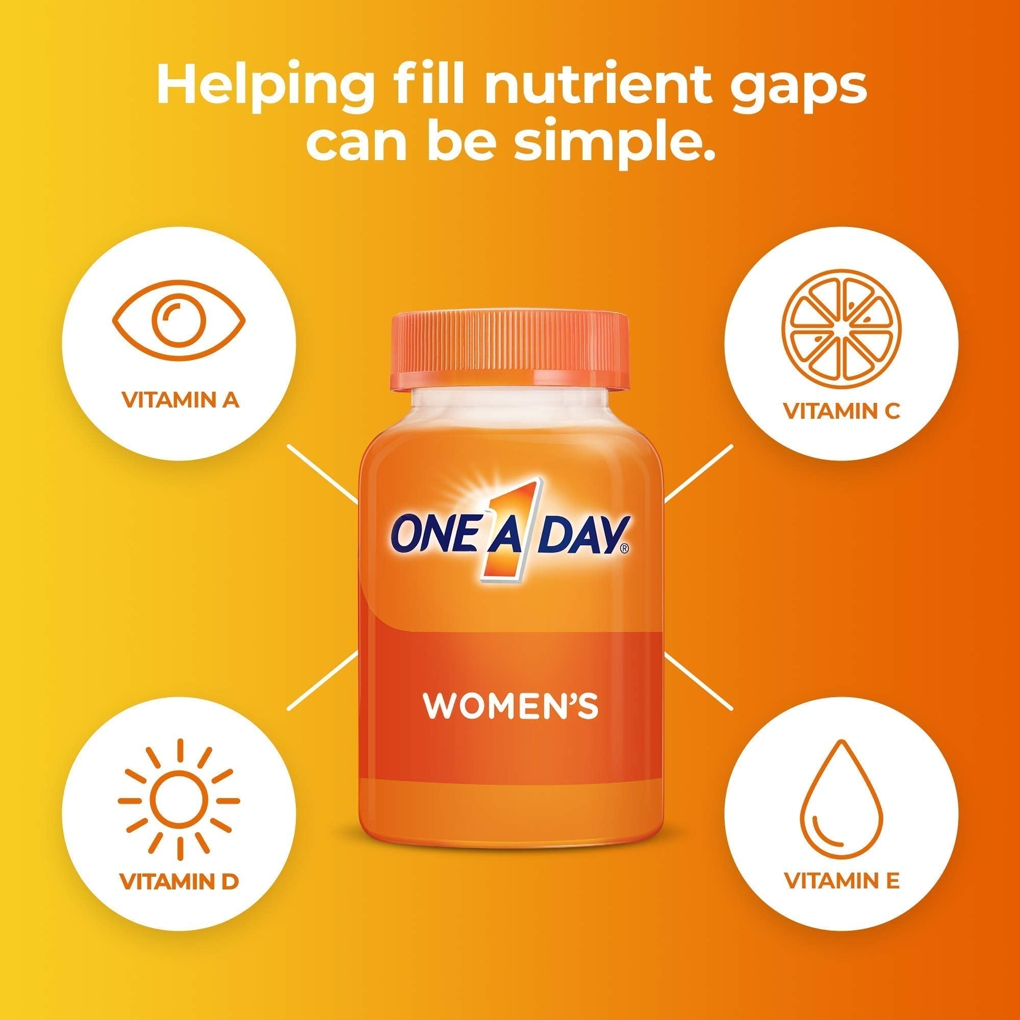 One A Day Women’s Multivitamin Gummies, Supplement with Vitamin A, C, D, E and Zinc ONE A DAY buy supplements canada
