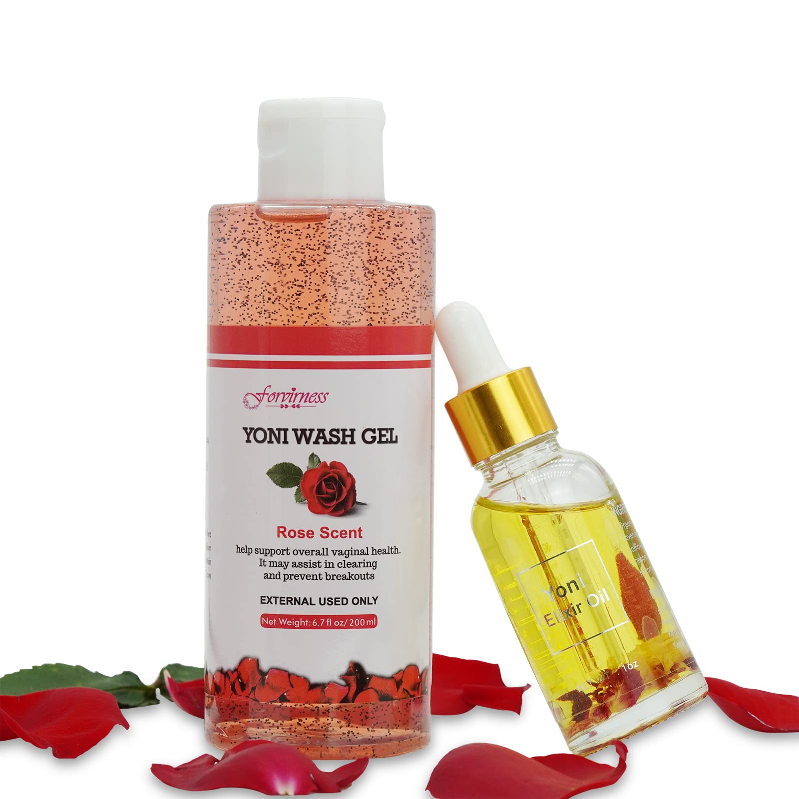 forvirness Feminine Wash & Natural Yoni Oil Set, Vaginal Wash with Cleaning Factor - Remove Odor forvirness buy supplements canada
