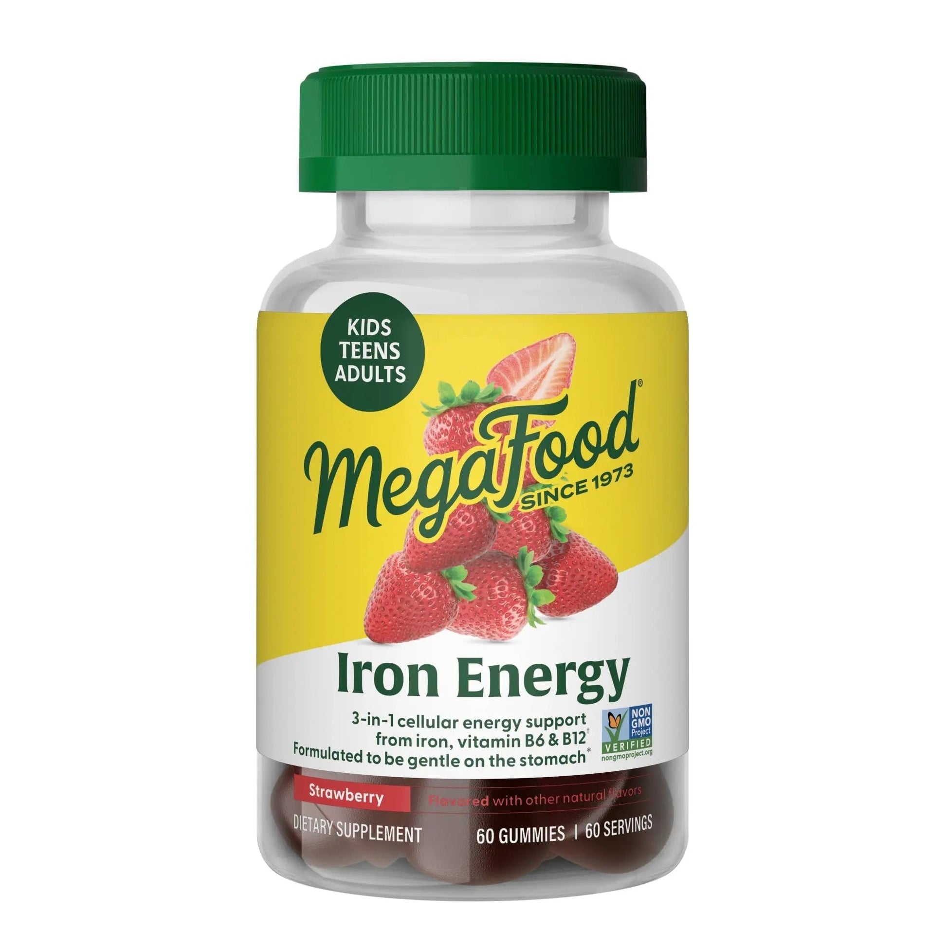 Megafood Iron Energy Gummies, Iron Supplement for Women, Men, Teens & Kids with Vitamin B12 & B6, Vitamins MegaFood buy supplements canada