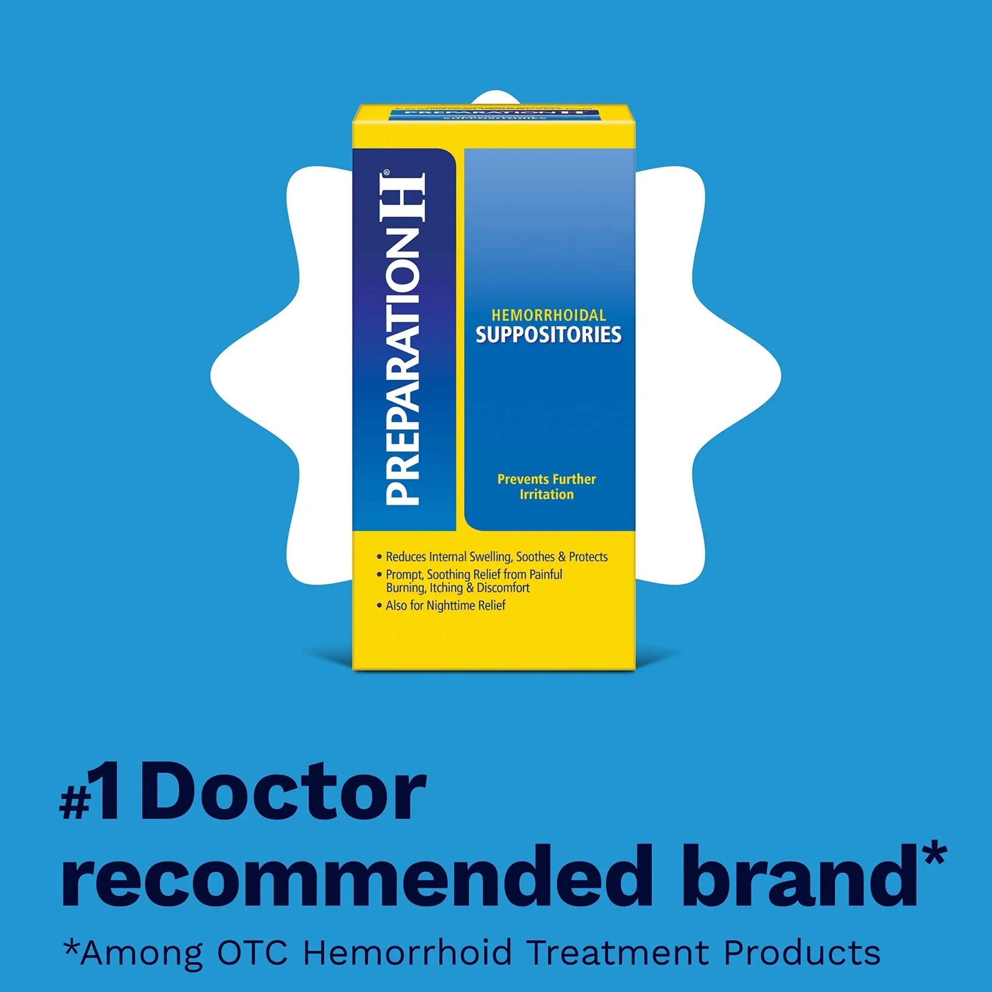 Preparation H Hemorrhoid Suppositories For Itching And Discomfort Relief - 12 Count (Pack of 1) Preparation H buy supplements canada