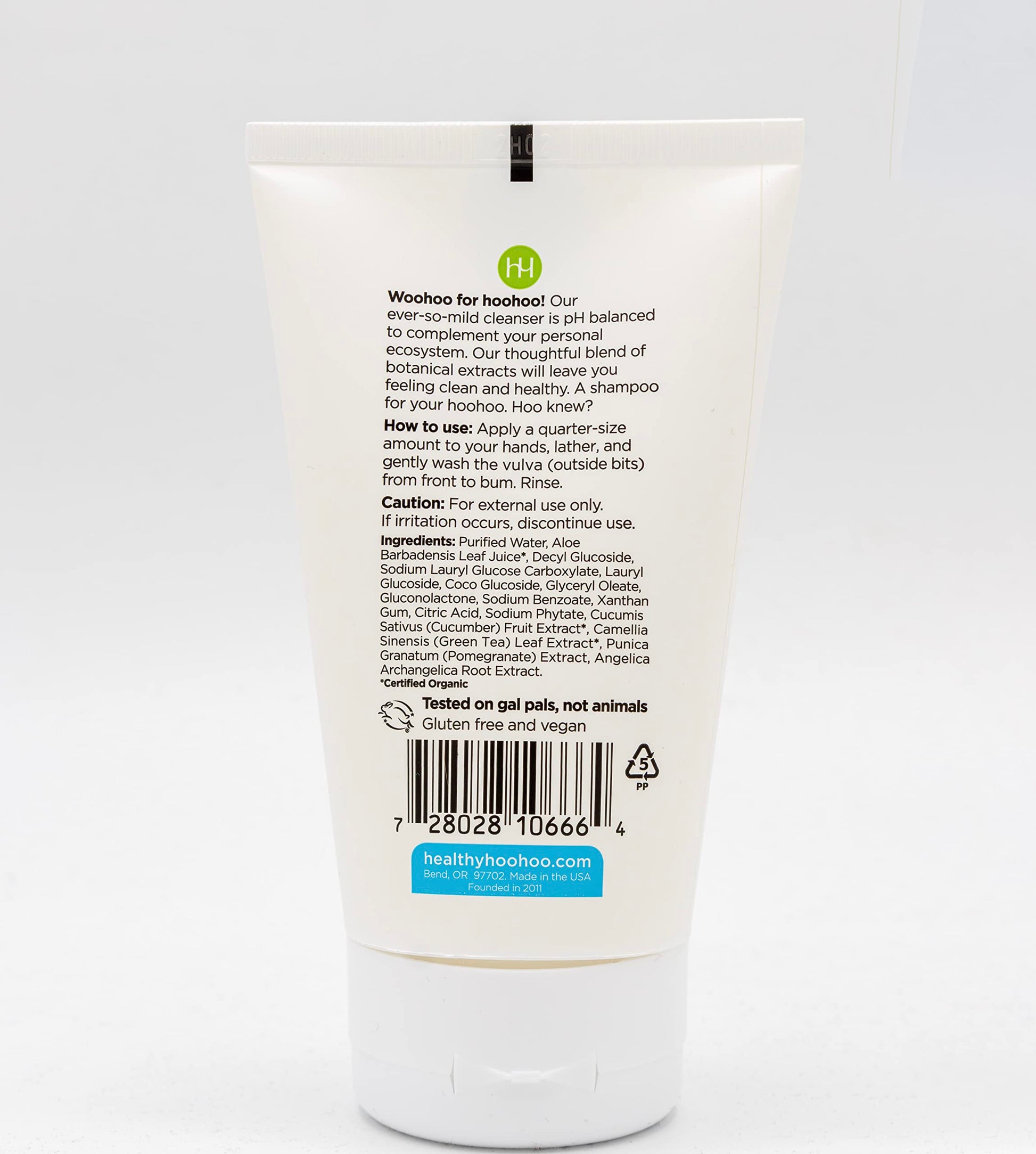 healthy hoohoo Gentle Feminine Wash - Organic Ingredients, pH Balanced, Fragrance Free healthy hoohoo buy supplements canada