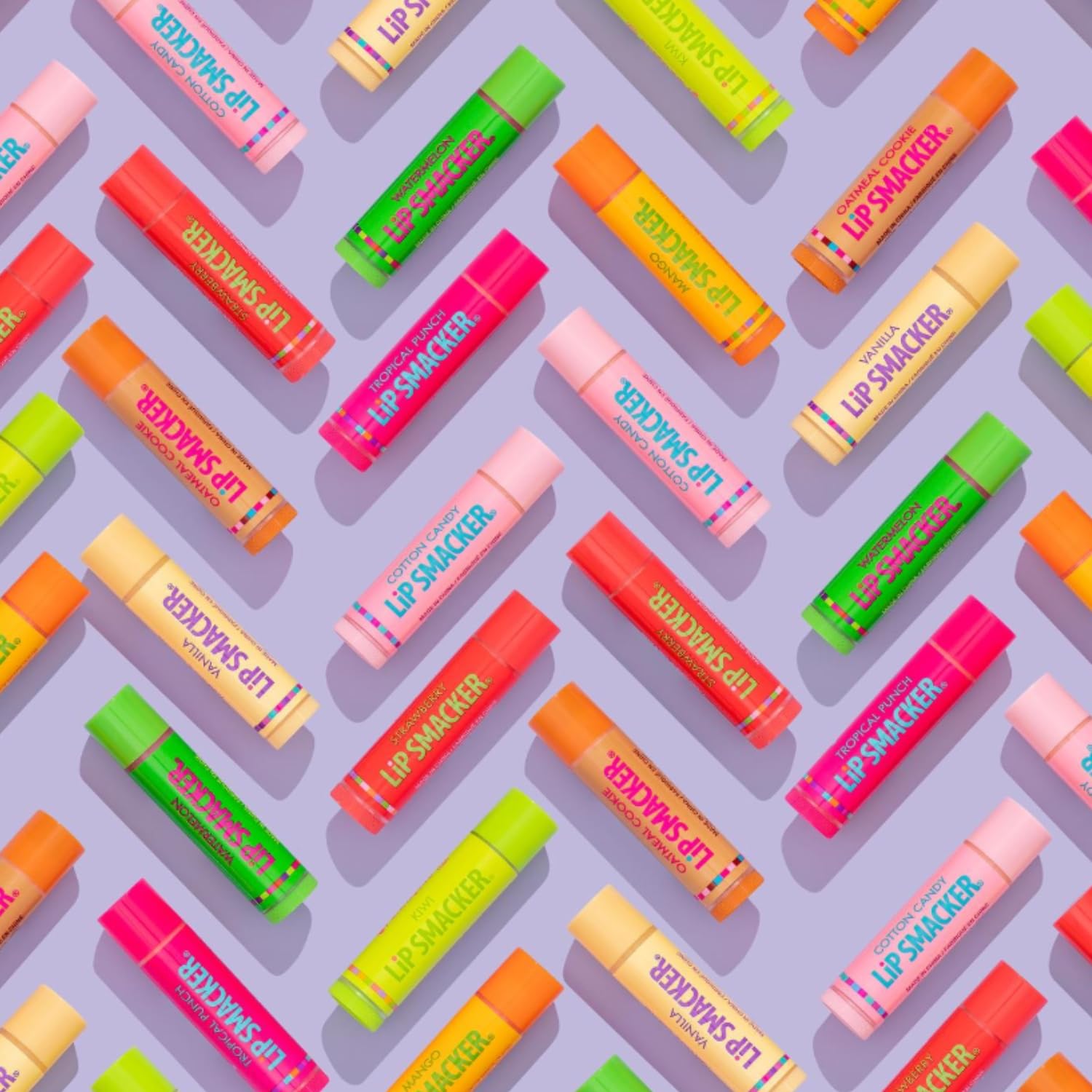Lip Smacker Original & Best Holiday Flavored Lip Balm Party Pack, Oatmeal Cookie, Vanilla, Mango, Watermelon, Tropical Punch, Cotton Candy, Kiwi, Strawberry, Clear Lip Smacker buy supplements canada