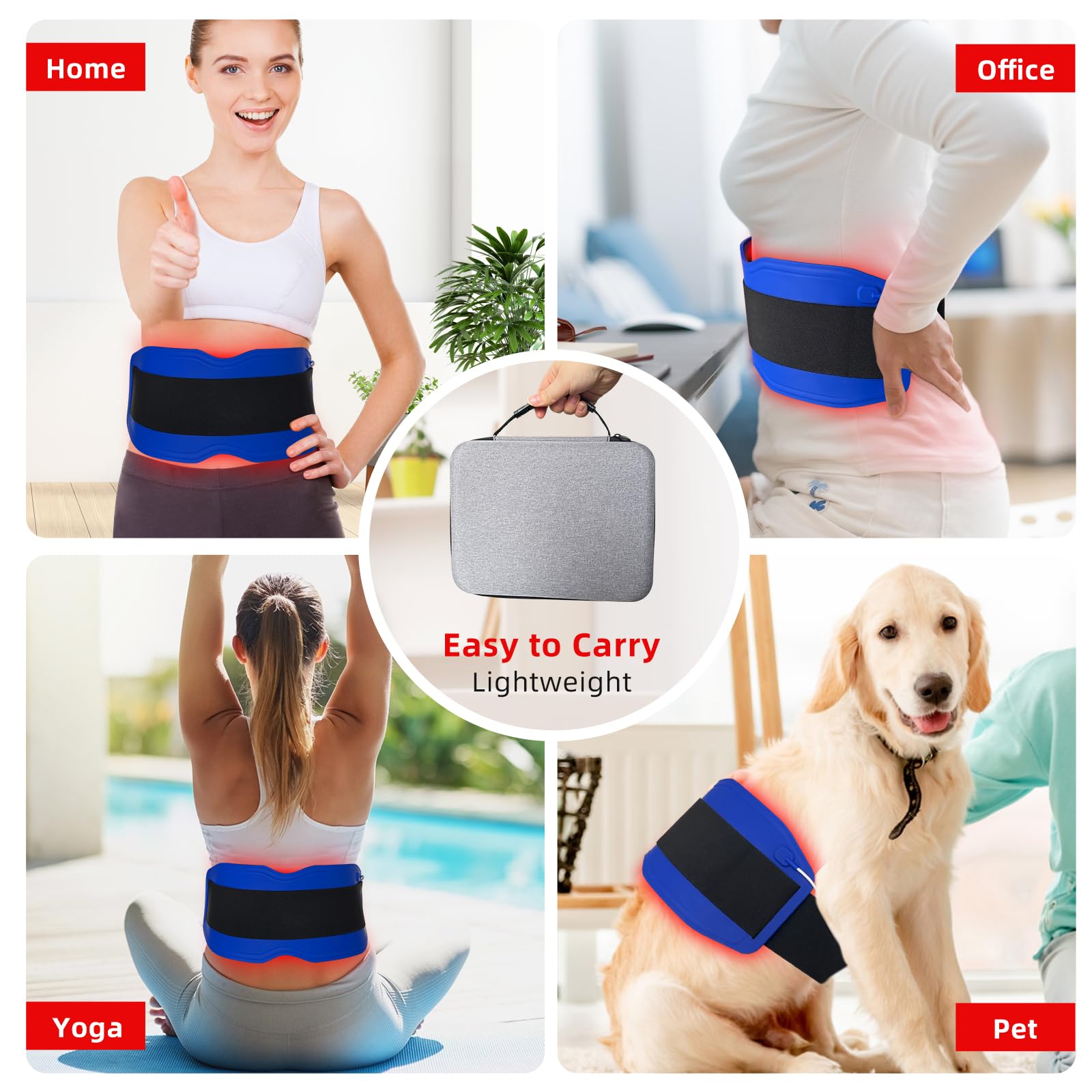 Yoveck Red Light Therapy Belt, Silicone Red Light Therapy Pad Near Infrared Light Therapy Yoveck buy supplements canada