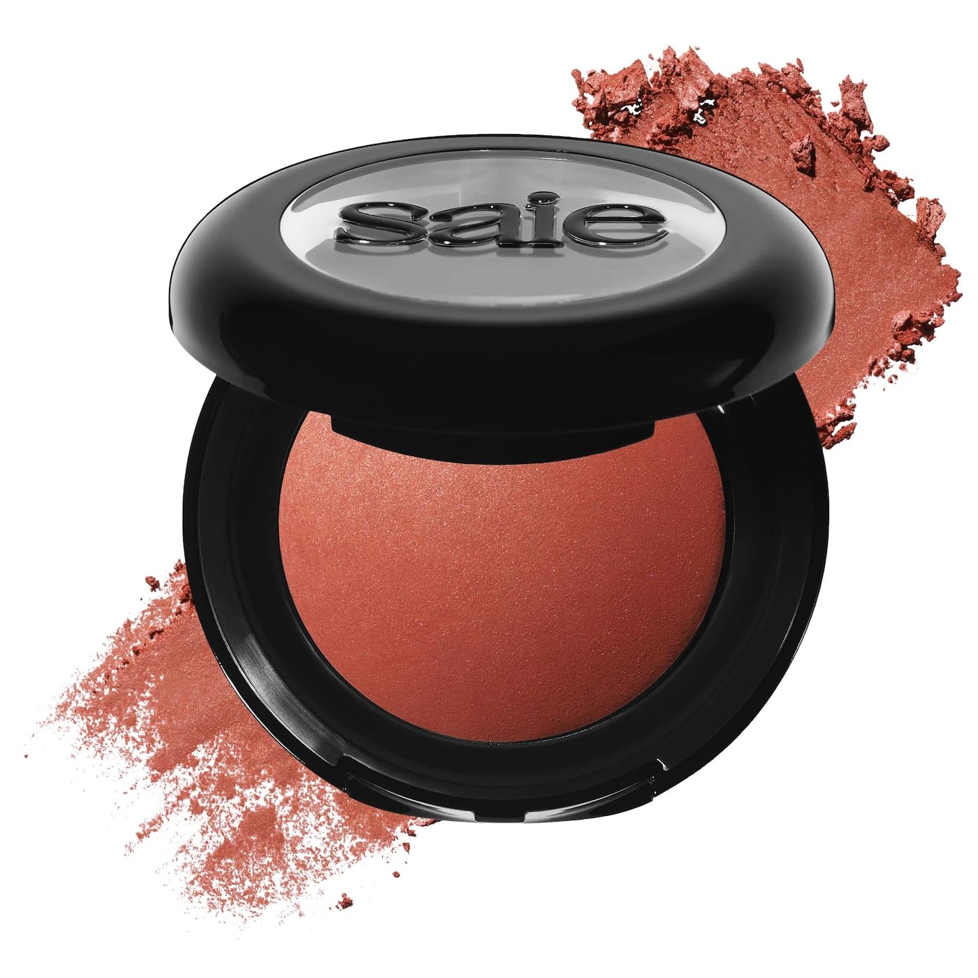 Saie SuperSuede Baked Blush - Talc-Free Powder Blush for Cheeks Infused with Hyaluronic Acid, Glycerin + Squalane - Hydrating Face Makeup for a Natural, Diffused Flush of Color - Ciao (0.1 Ounce) Saie buy supplements canada