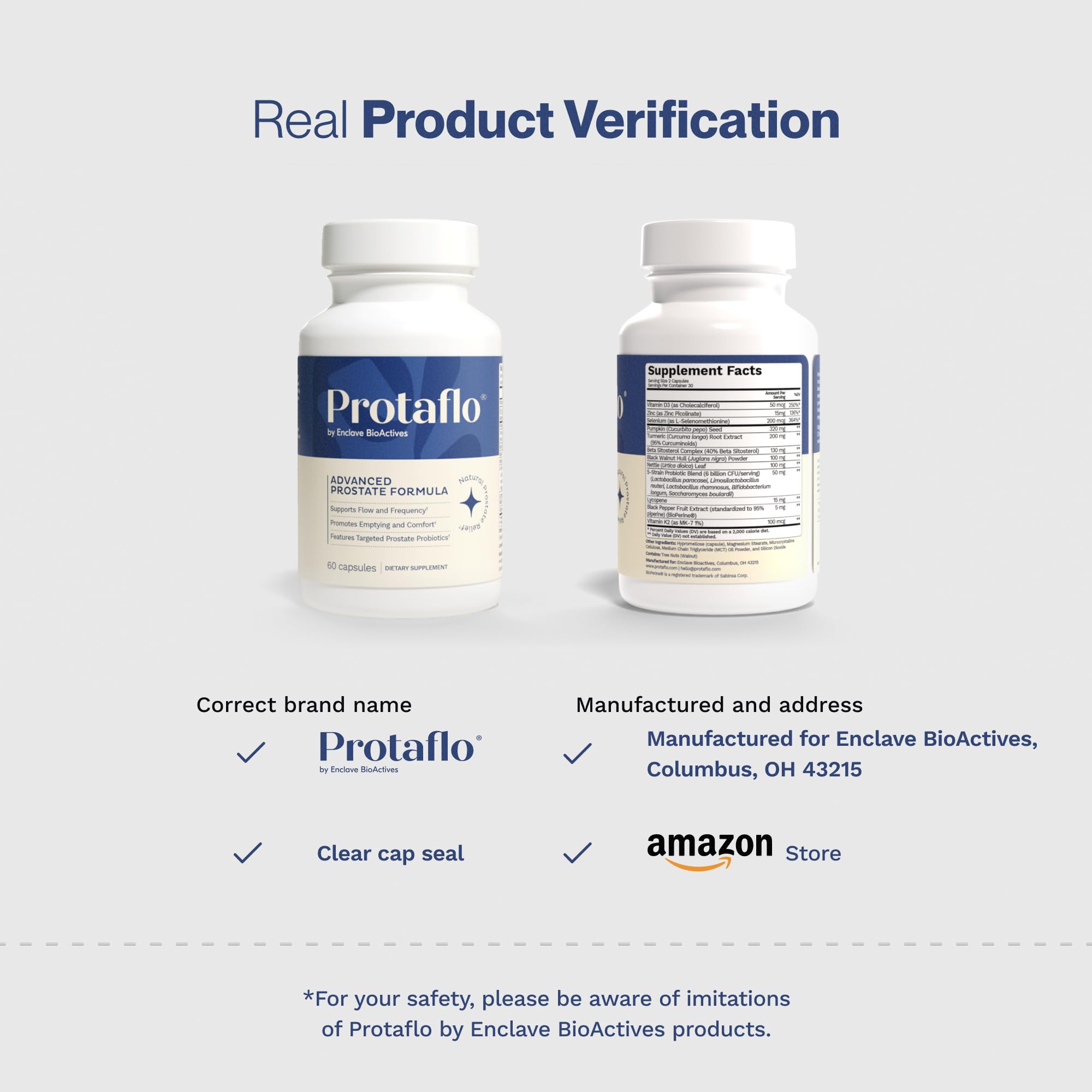 Protaflo Prostate Supplements for Men - Supports Urinary Flow & Bladder Control | Probiotics + Black Walnut, Nettle, Turmeric, Lycopene, Pumpkin Seed Protaflo buy supplements canada