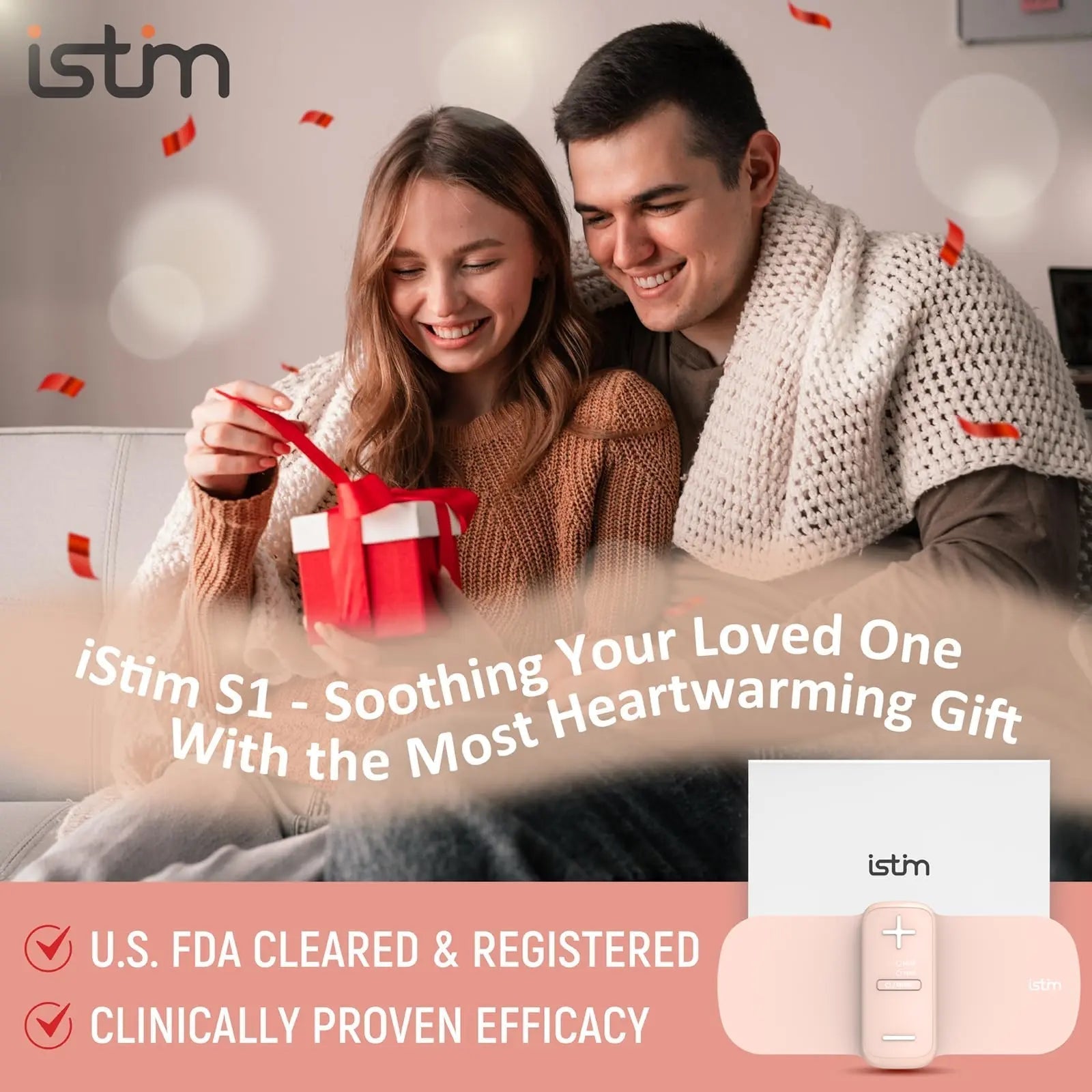 iStim S1 Wireless TENS Unit for Menstrual Relief – Period Pain Relief Device for Period Cramps and Back Pain, TENS Machine with Heat, Rechargeable Drug-Free TENS Massager with Japanese Gel Pads iSTIM buy supplements canada