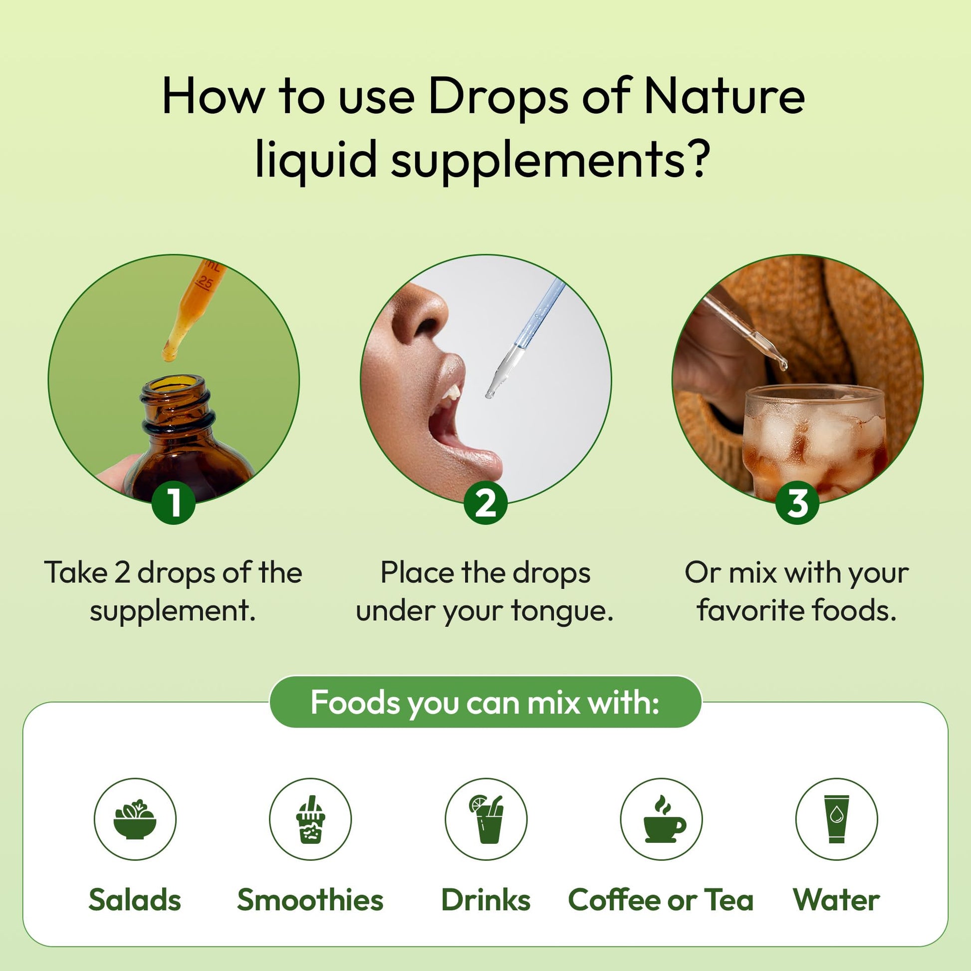 Green Tea 10:1 Extract 50% EGCG - Green Tea Liquid Drops - Vegan, 4X More Powerful Than Pills & Capsules - 2oz Antioxidant & Immune Supplement Drops Of Nature buy supplements canada