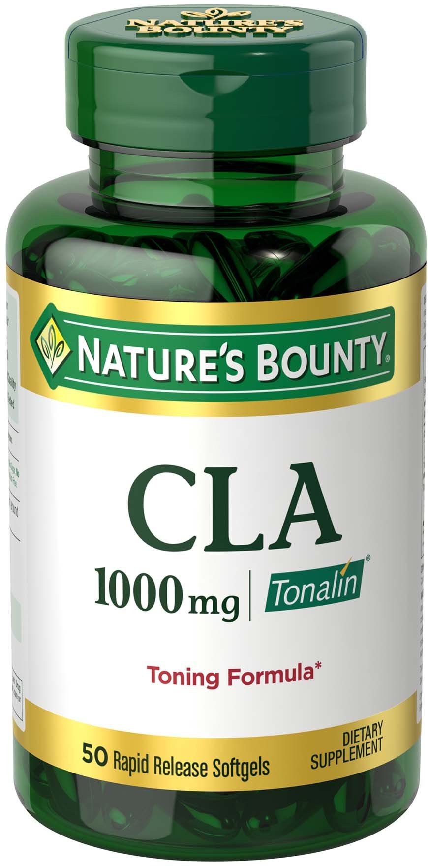 Nature's Bounty Tonalin Pills and Dietary Supplement, Diet and Body Support, 1000 mg Nature's Bounty buy supplements canada