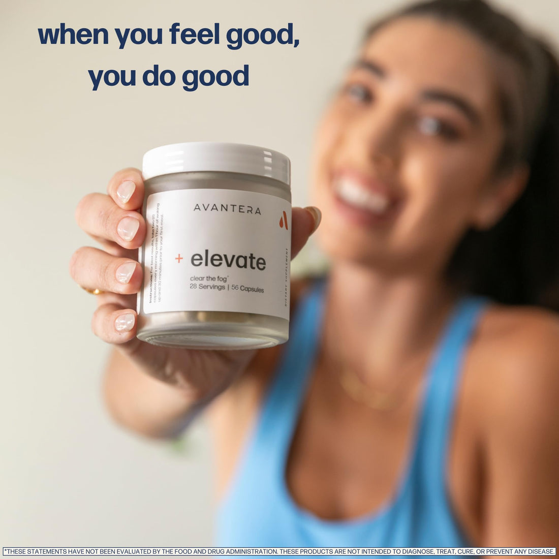 Avantera Elevate Premium Nootropic Supplement - Beat Brain Fog - Best Focus Supplements for Memory & Focus Support - Energy Without Crash Avantera buy supplements canada