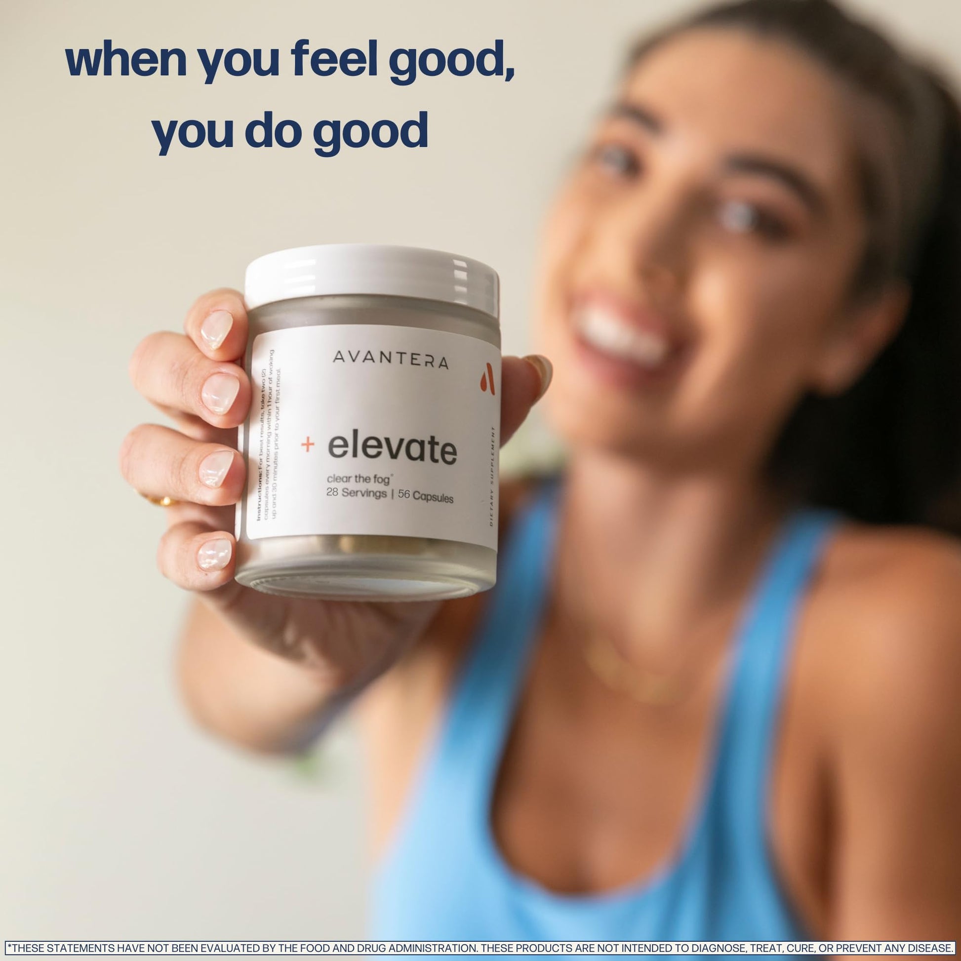 Avantera Elevate Premium Nootropic Supplement - Beat Brain Fog - Best Focus Supplements for Memory & Focus Support - Energy Without Crash Avantera buy supplements canada