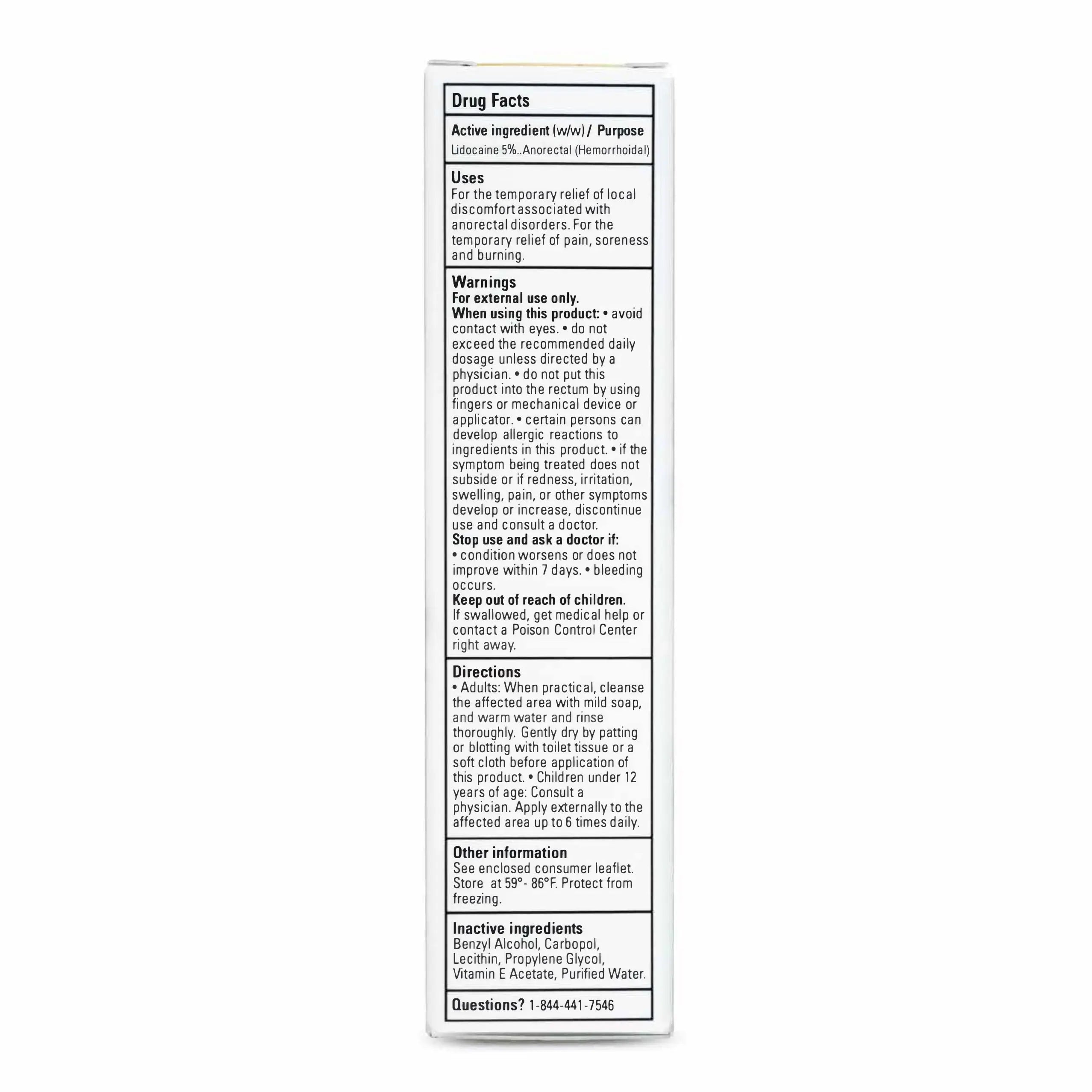 Zensa Numbing Cream 5% Lidocaine – Maximum Strength Topical Anesthetic with Vitamin E for Pain Relief from Hemorrhoids – Vegan, Cruelty-Free, Water-Based, Physiologic pH for Sensitive Skin – 30g Zensa buy supplements canada