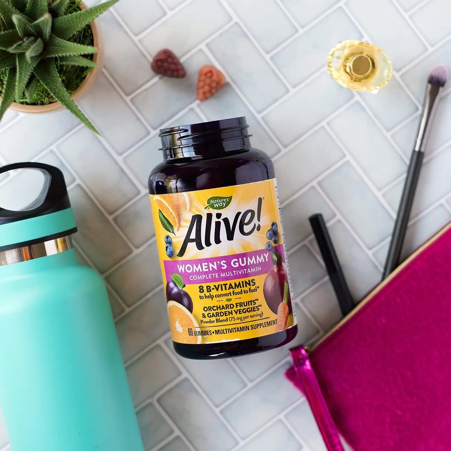 Nature's Way Alive! Women’s Gummy Multivitamin, 16 Vitamins & Minerals, Energy Metabolism*, Hair Skin & Nails Nature's Way buy supplements canada