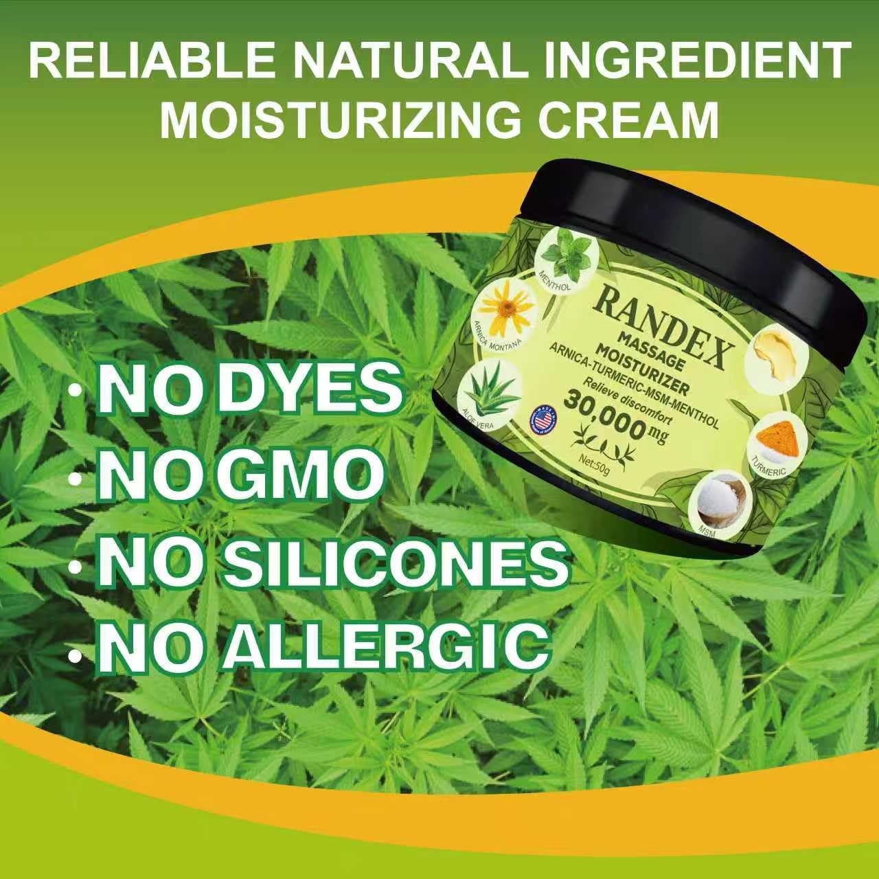 RANDEX 30000MG Organic Massage Moisturizer - Muscles,Joints,Knees, Shoulders,Body, Extra Strength- Natural RANDEX buy supplements canada