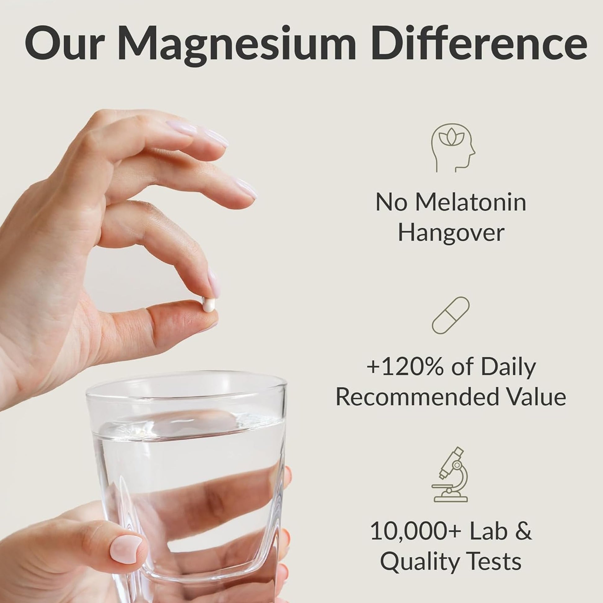 BIOptimizers Magnesium Breakthrough Supplement with 500mg - 7 Forms of Magnesium: Glycinate, Malate, Citrate, and More - Natural Support for Sleep and Cognitive Function -30 Capsules- Calming Vitamins BIOptimizers buy supplements canada
