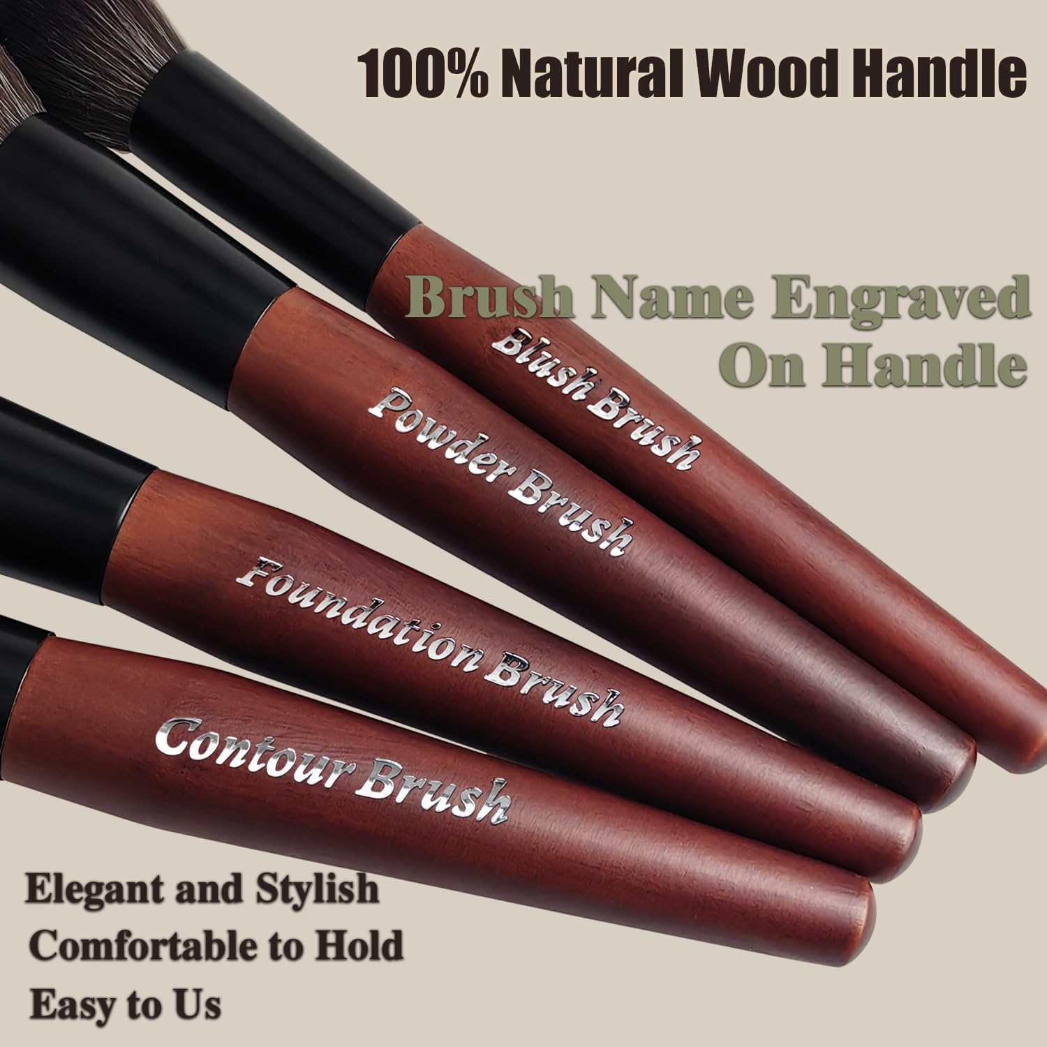 Makeup Brushes 16 Pcs Makeup Brush Set Professional, Wood Handle Travel Make Up Brushes Set with Case, Premium Cruelty-Free Synthetic Fiber Hair Makeup Brush Kit with Holder Zylsnice buy supplements canada