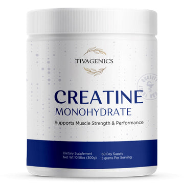 TIVAGENICS Pure Creatine Monohydrate Powder 300g – Micronized Supplements 5g Serving for Support Muscle Growth & Health | Unflavored Creatine for Men & Women LabTested Vegan-Friendly 60 Days Supply TIVAGENICS buy supplements canada