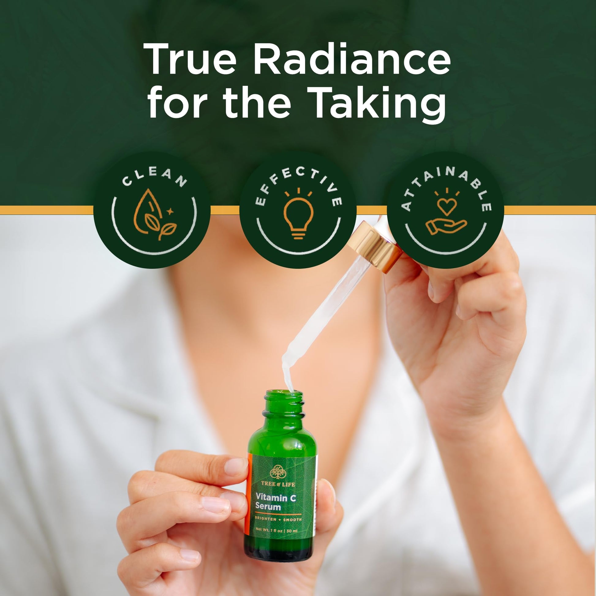 Tree of Life Beauty Vitamin C Skin Care Set, Skin Brightening Face Oil for Dark and Age Spots, Facial Serums Tree of Life buy supplements canada