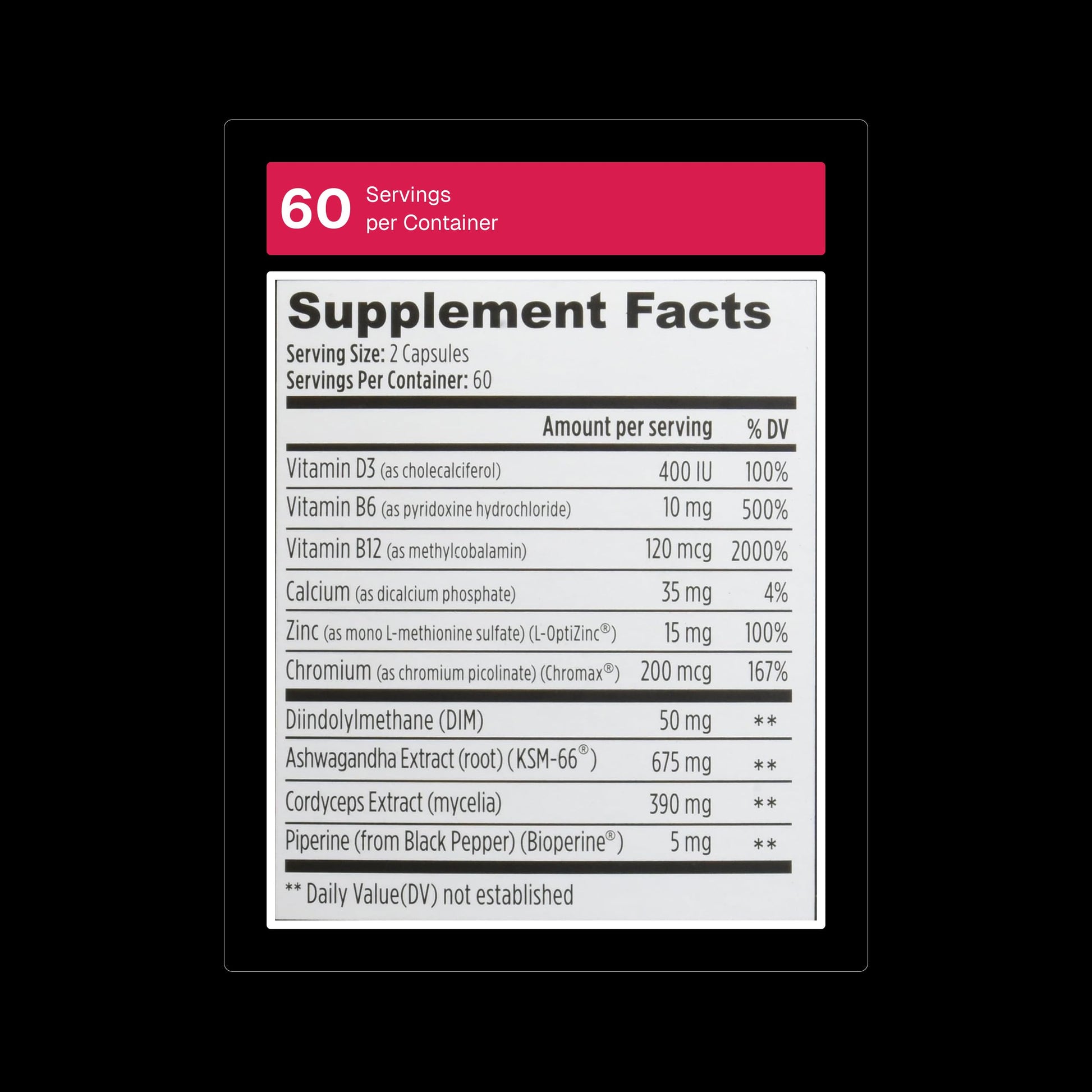 Weider Prime Support - Men's Nutrition - Enriched with Vitamins & Minerals - with Ashwagandha, Chromax Chromium, Bioperine & Zinc - Gluten Free - 120 Capsules Weider buy supplements canada