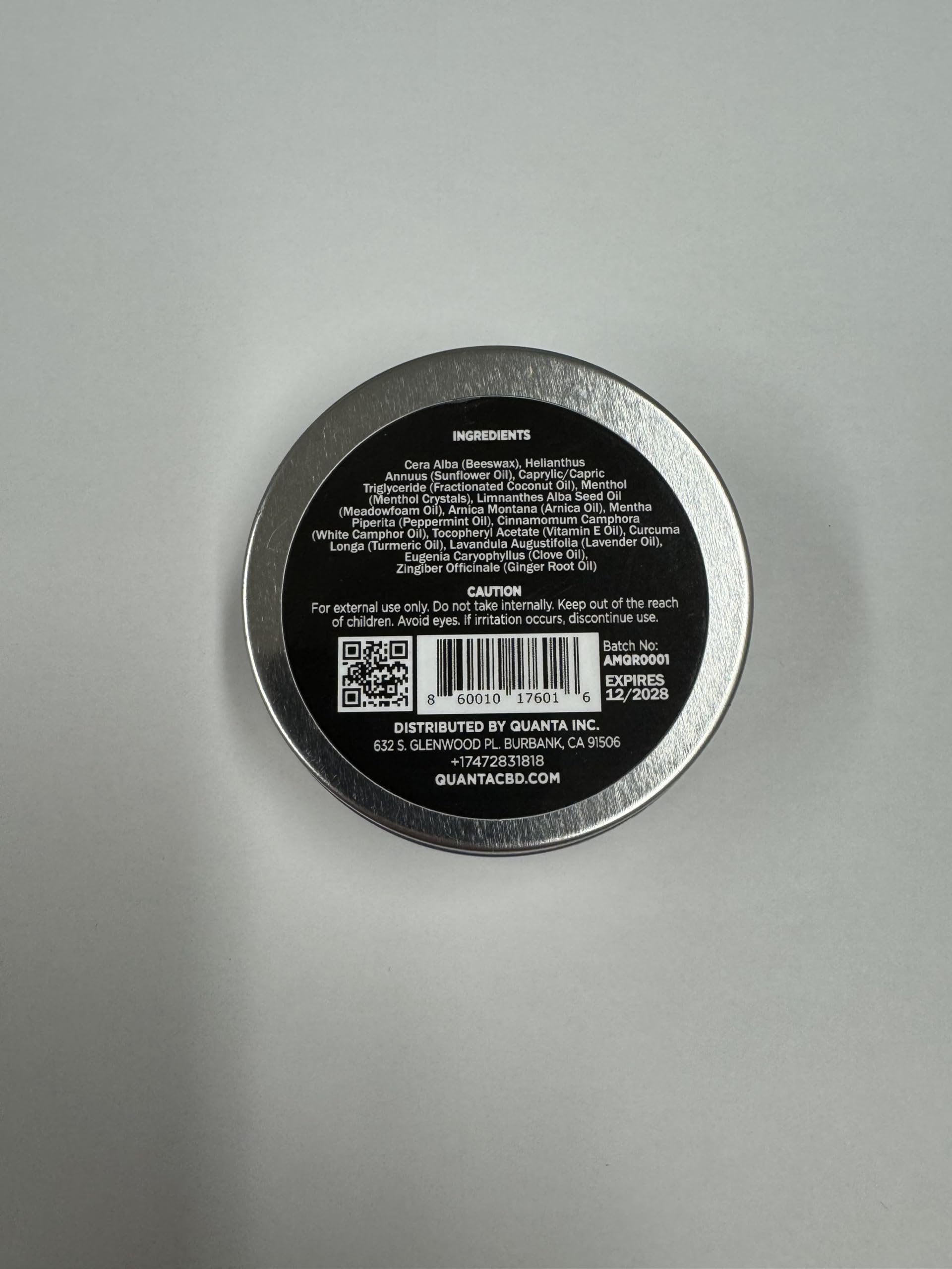 Quanta Muscle Rub - Coconut Oil, Vitamin E, Arnica, Ginger Root, Turmeric & Lavender – 1 oz Quanta buy supplements canada