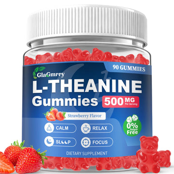 GlaGmrry 90 Count | L Theanine Gummies, L Theanine Supplement for Adults & Kids, w/Ashwagandha, Magnesium, GABA & 5-HTP, Sugar Free Liposomal Formula for Calm Relax zzZ M♡♡d & Focus, Vegan GlaGmrry buy supplements canada