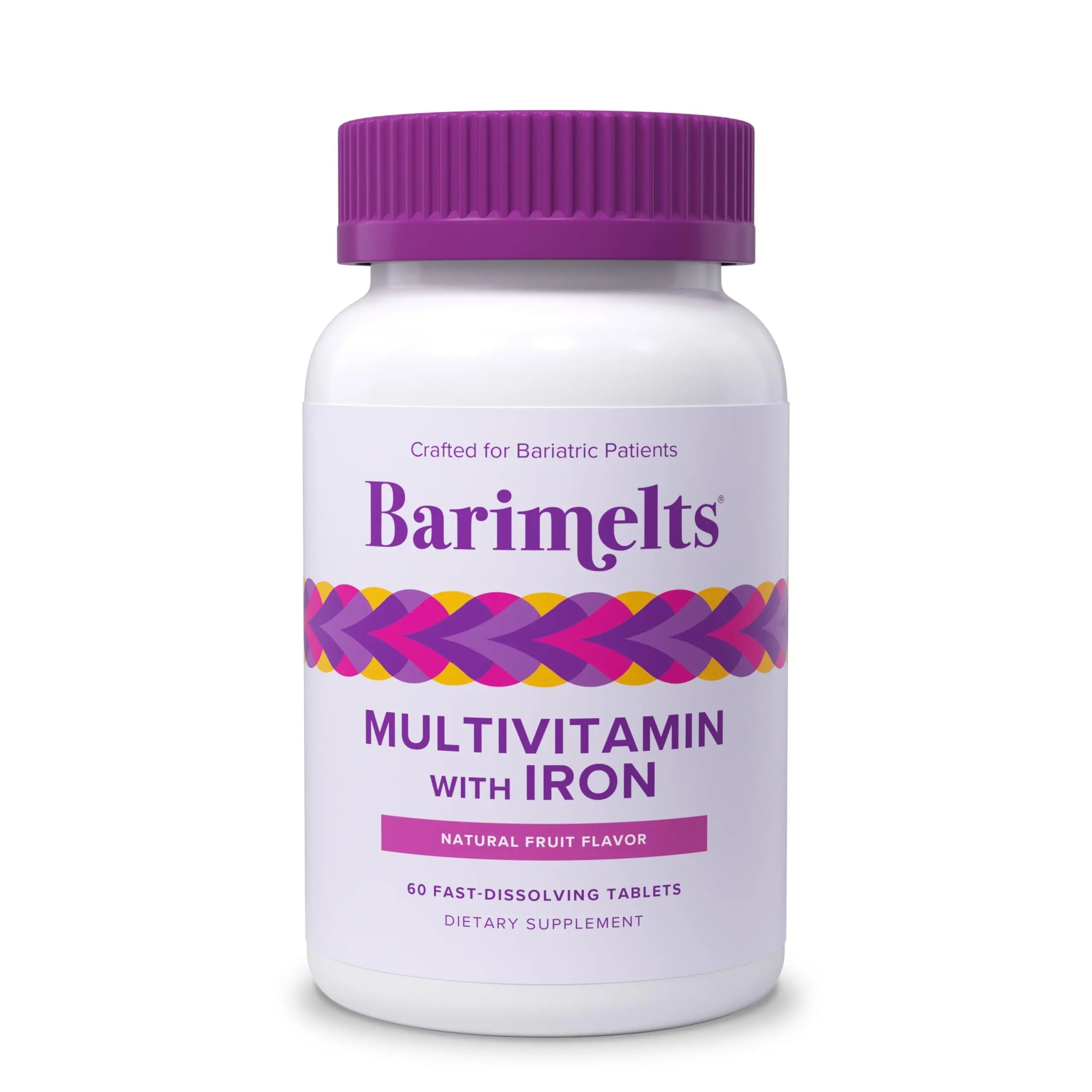 BariMelts Bariatric Multivitamin with Iron, 60 Fast-Dissolving Tablets (1-Month Supply), Sugar-Free Bariatric Vitamins for Women, Natural Fruit Flavor BariMelts buy supplements canada