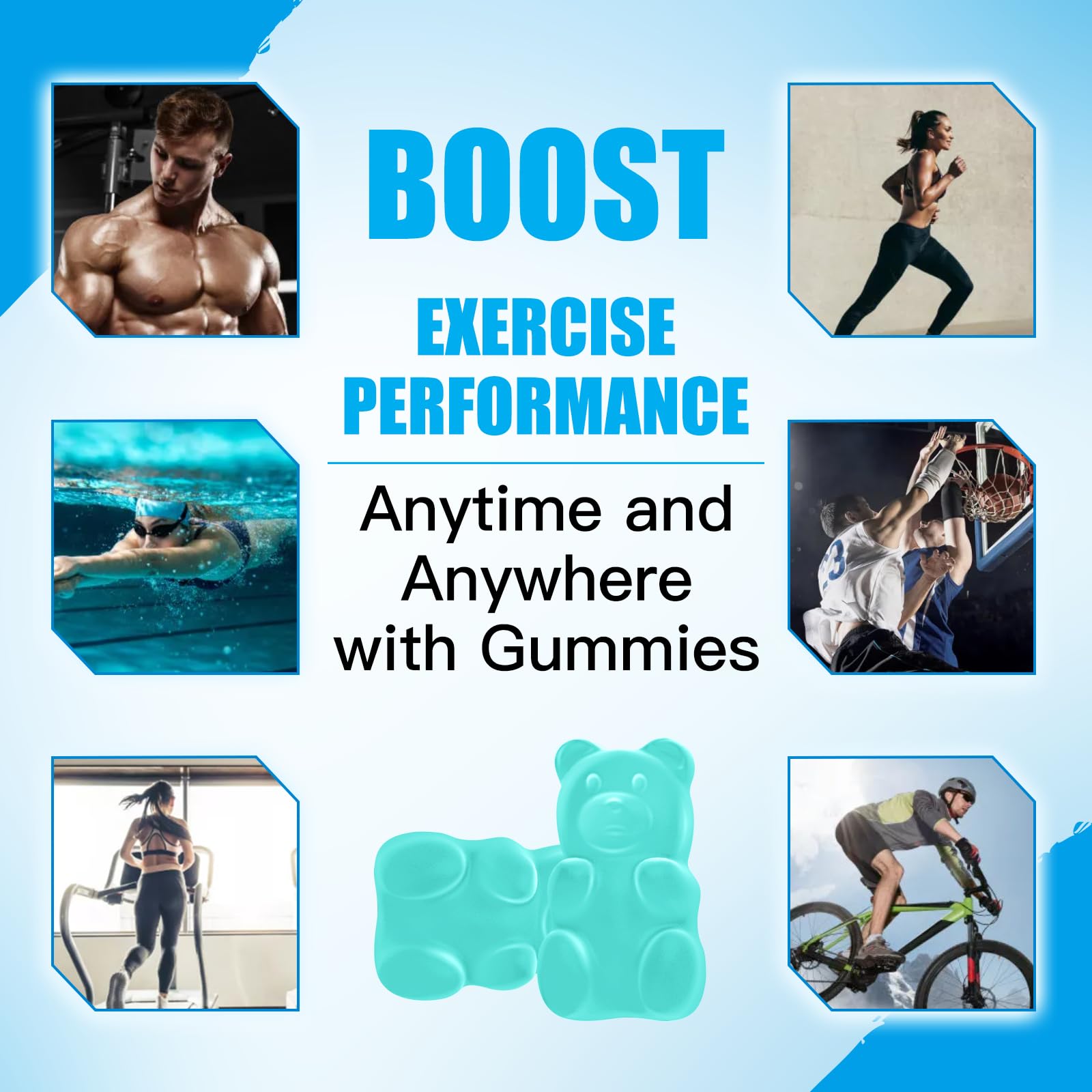 ElevateLife Creatine Monohydrate Gummies 5000mg for Men & Women, Chewables ElevateLife buy supplements canada