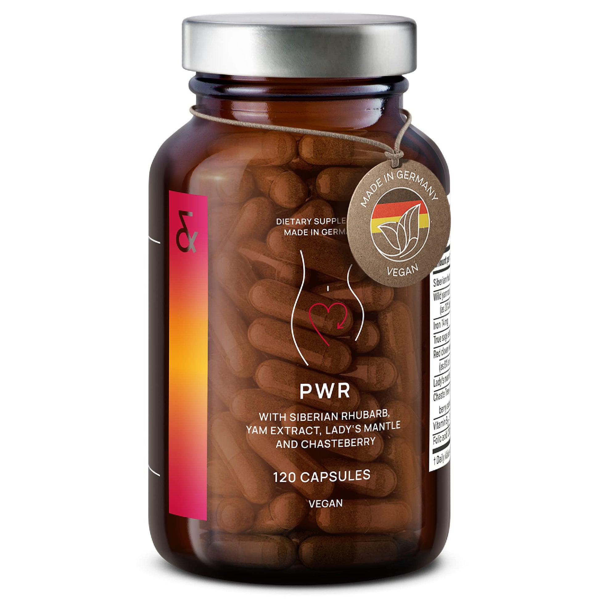 CLAV® Natural Hormone Balance for Women - PMS Relief with Siberian Rhubarb, Wild Yam & Vitex Berry - Vegan Menstrual Regulator Supplement - 120 Capsules CLAV buy supplements canada