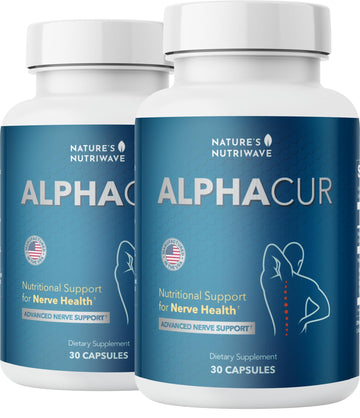 Nature’s NutriWave Alphacur – Natural Supplement with Magnesium, Alpha Lipoic Acid, Turmeric & CoQ10 – Non-GMO, 100% Natural, Made in the USA, GMP-Certified – 30 Capsules, 2 Month Supply Nature’s NutriWave buy supplements canada