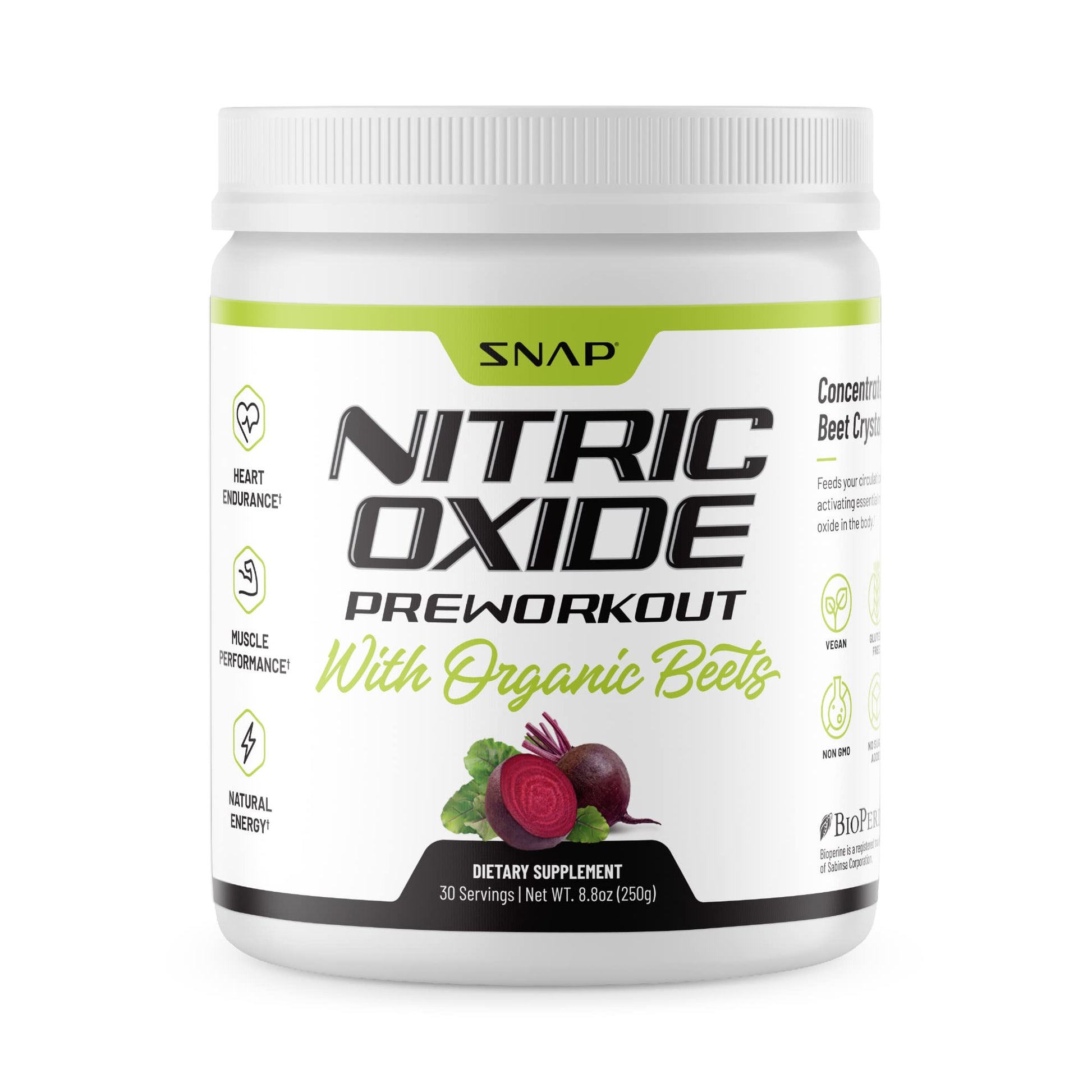 Snap Supplements Preworkout Beet Root Powder, Nitric Oxide Pre Workout with Organic Snap Supplements buy supplements canada