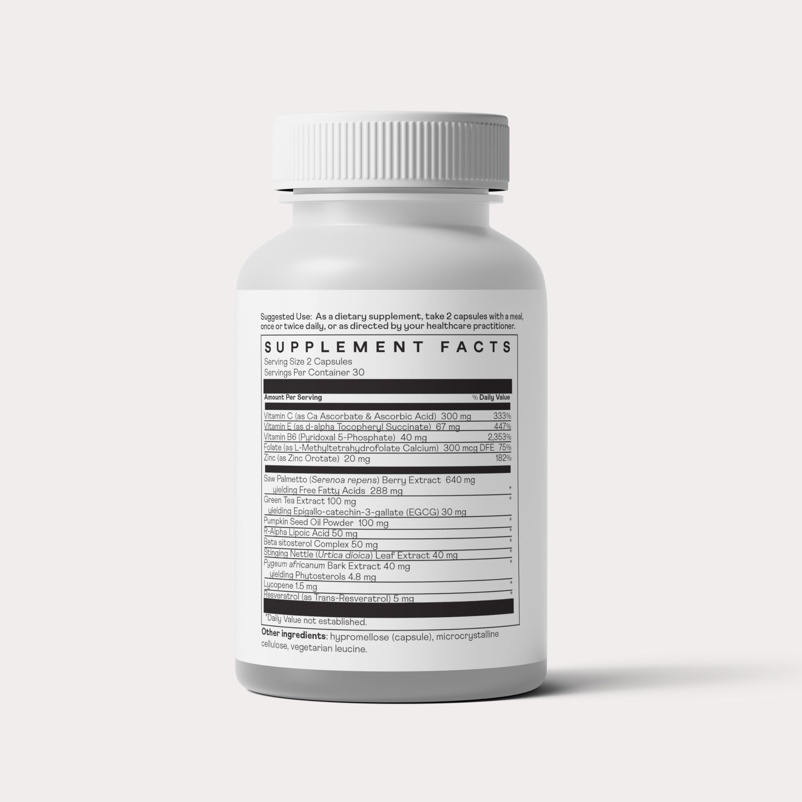 Nuray Prostate Support Supplement for Men and Women with Saw Palmetto, Vitamin C, Vitamin E, Zinc, Stinging Nettle & Alpha Lipoic Acid - 60 Vegetarian Capsules Nuray buy supplements canada