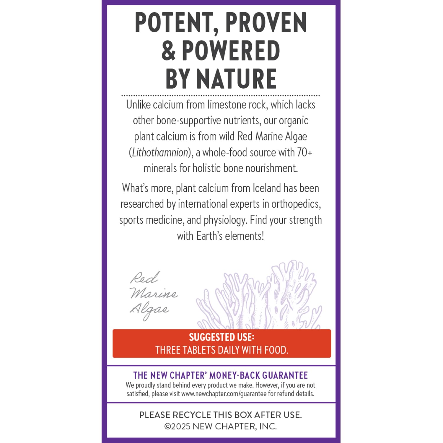 New Chapter Calcium Supplement - Bone Strength Plant-Based USDA Organic Calcium with Magnesium, Vitamin D3+K2, for Bone Health & Joint Mobility, Heart Support New Chapter buy supplements canada