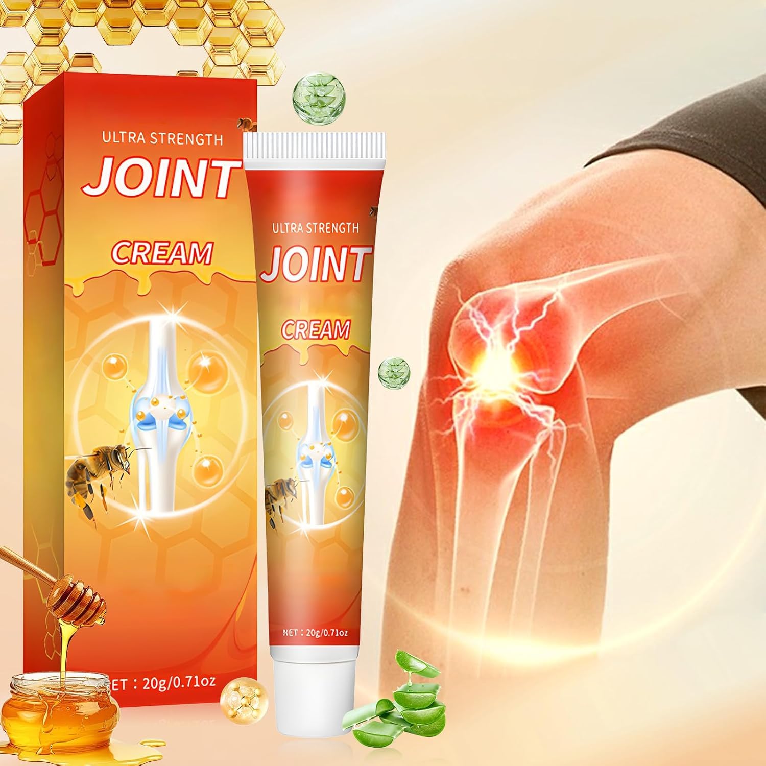 XiuFa 3PCS Joint Cream, Bee Venom Joint Repair Cream, for Back, Neck, Feet, Shoulder XiuFa buy supplements canada