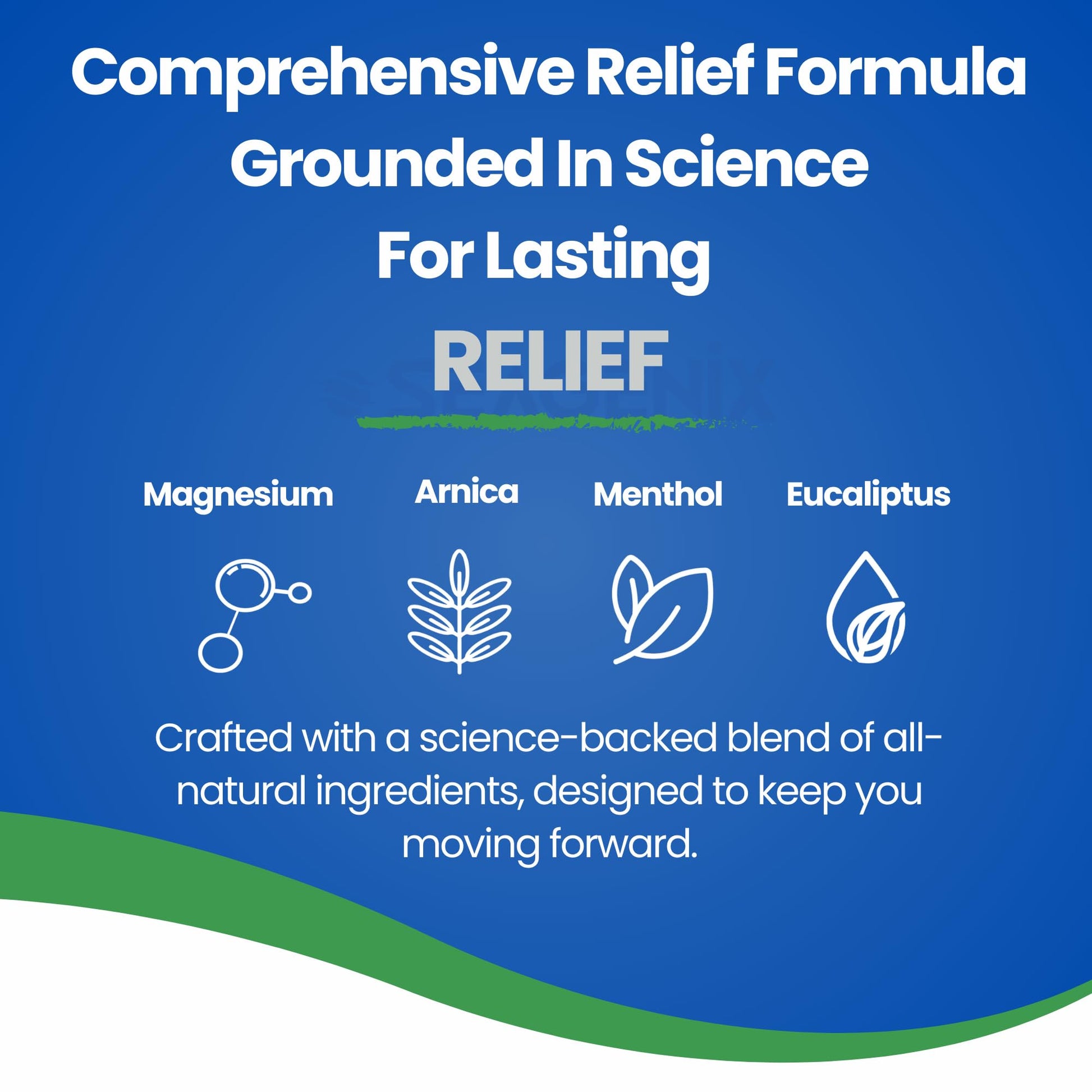 Seagenix Menthol Relief Muscle and Joint Foam - Magnesium Spray Menthol Formula - Joint and Muscle Relief – Relax Tight Muscles – Ease Muscle Cramps Fast - All Natural – Relief for Legs, Neck, Back. Seagenix buy supplements canada