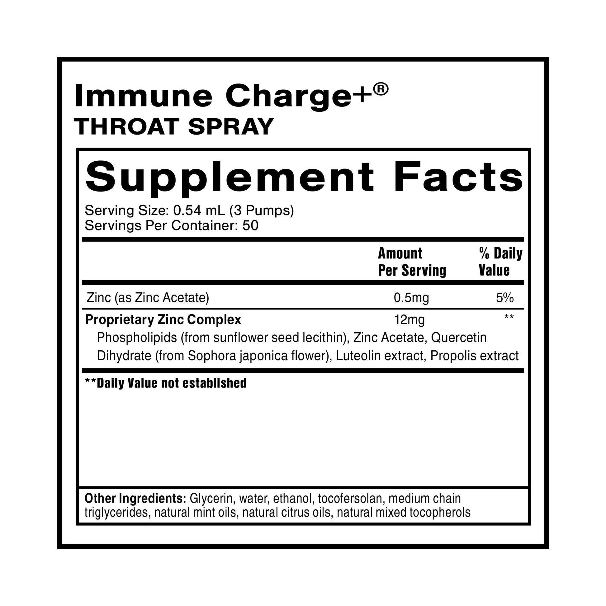 Quicksilver Scientific Immune Charge+ Zinc Throat Spray - Immune Support Liquid Supplement with Quercetin - 'Throat Coat' with Liposomal Absorption Technology (0.9 fl oz / 27ml) Quicksilver Scientific buy supplements canada