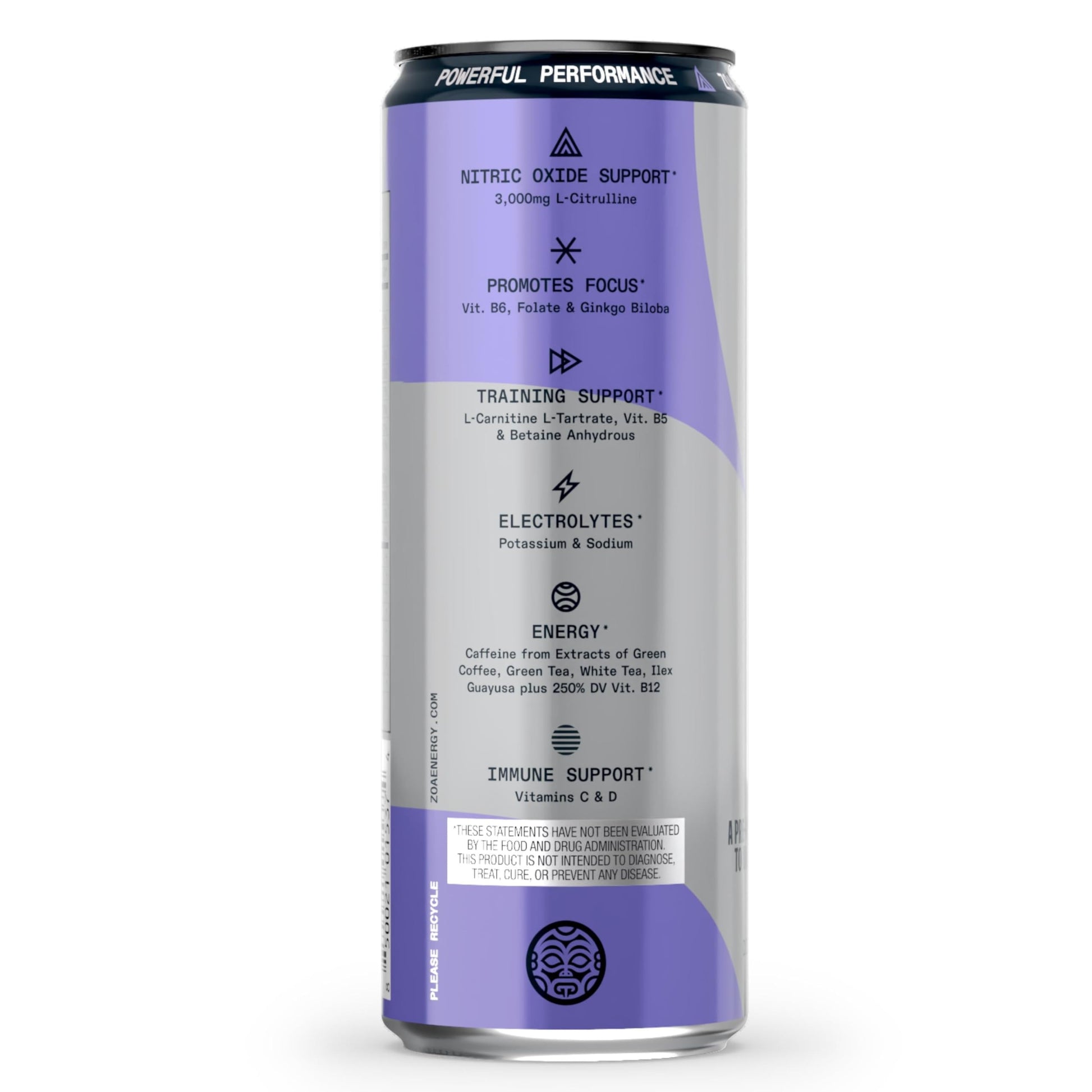 ZOA Plus Sugar-Free Pre-Workout Drink, Ready to Drink with Nitric Oxide, Vitamin B, C and D ZOA buy supplements canada